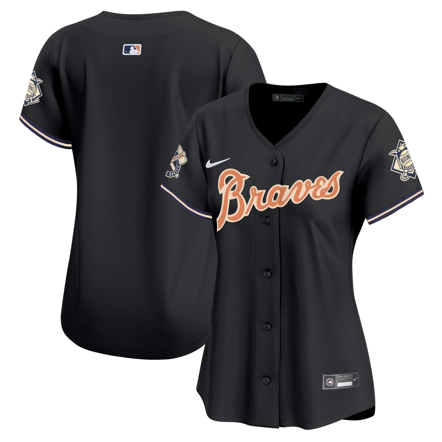 Camisa MLB Women’s Atlanta Peaches n’ Creme Vapor Premier Limited Jersey