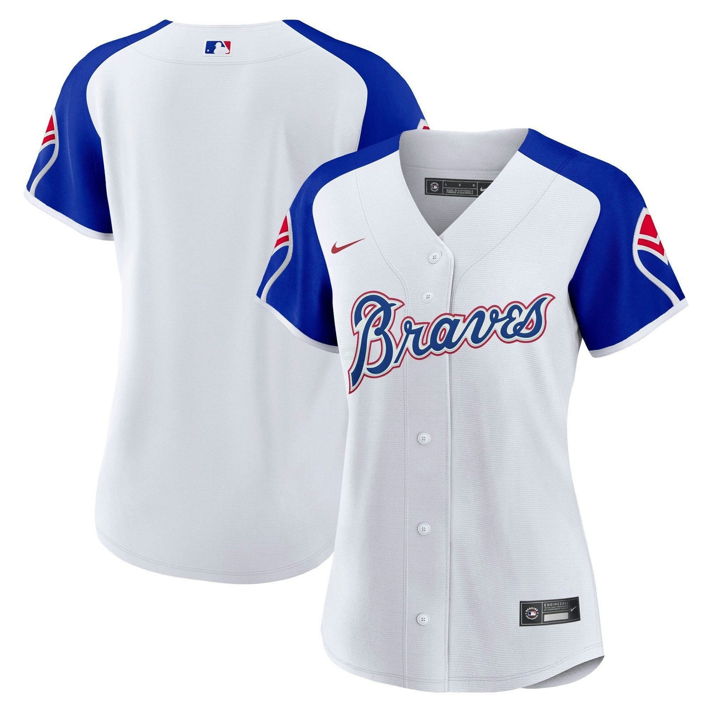 Camisa MLB Women’s Atlanta Throwback 1974 – 1982 Jersey - 1974