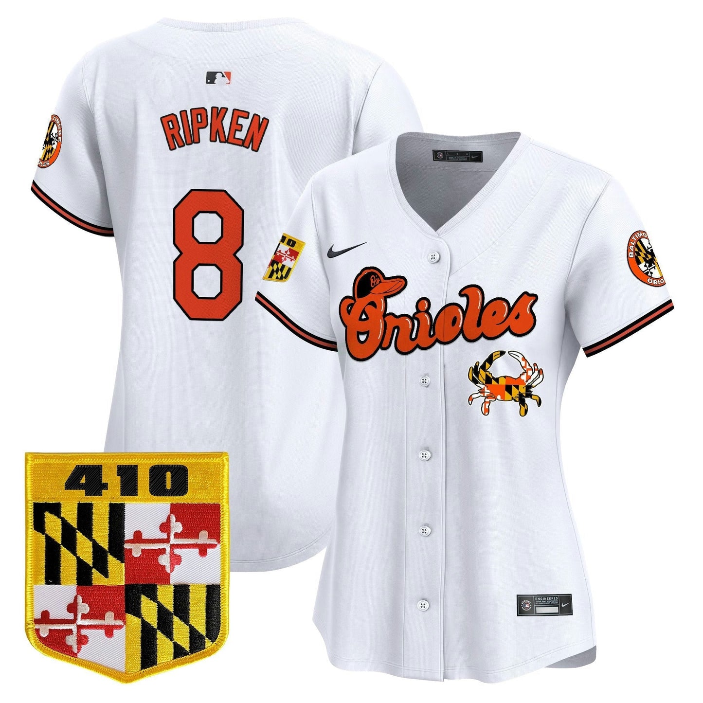 Camisa MLB Women’s Baltimore 410 & Chesapeake Crab Patch Vapor Premier Limited Jersey