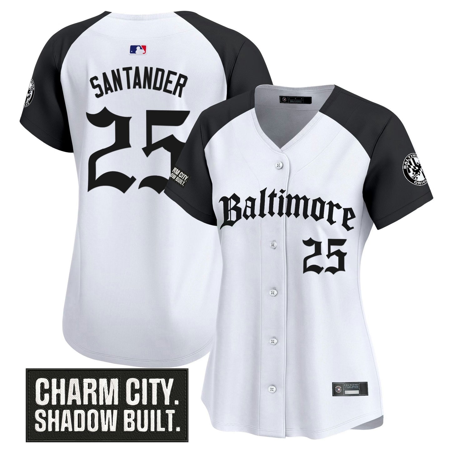 Camisa MLB Women’s Baltimore ‘Gothic Harbor Edition’ Vapor Premier Limited Jersey