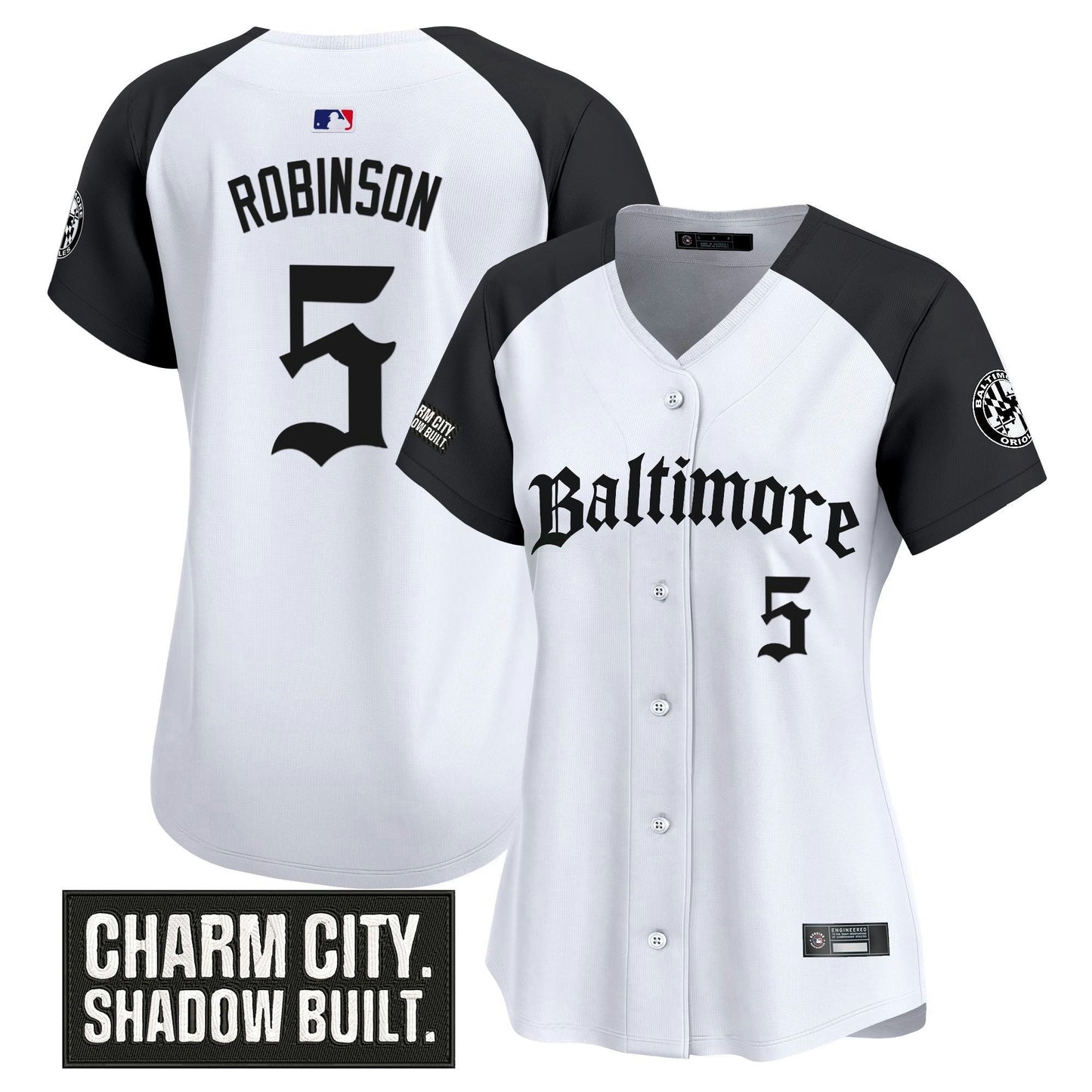 Camisa MLB Women’s Baltimore ‘Gothic Harbor Edition’ Vapor Premier Limited Jersey