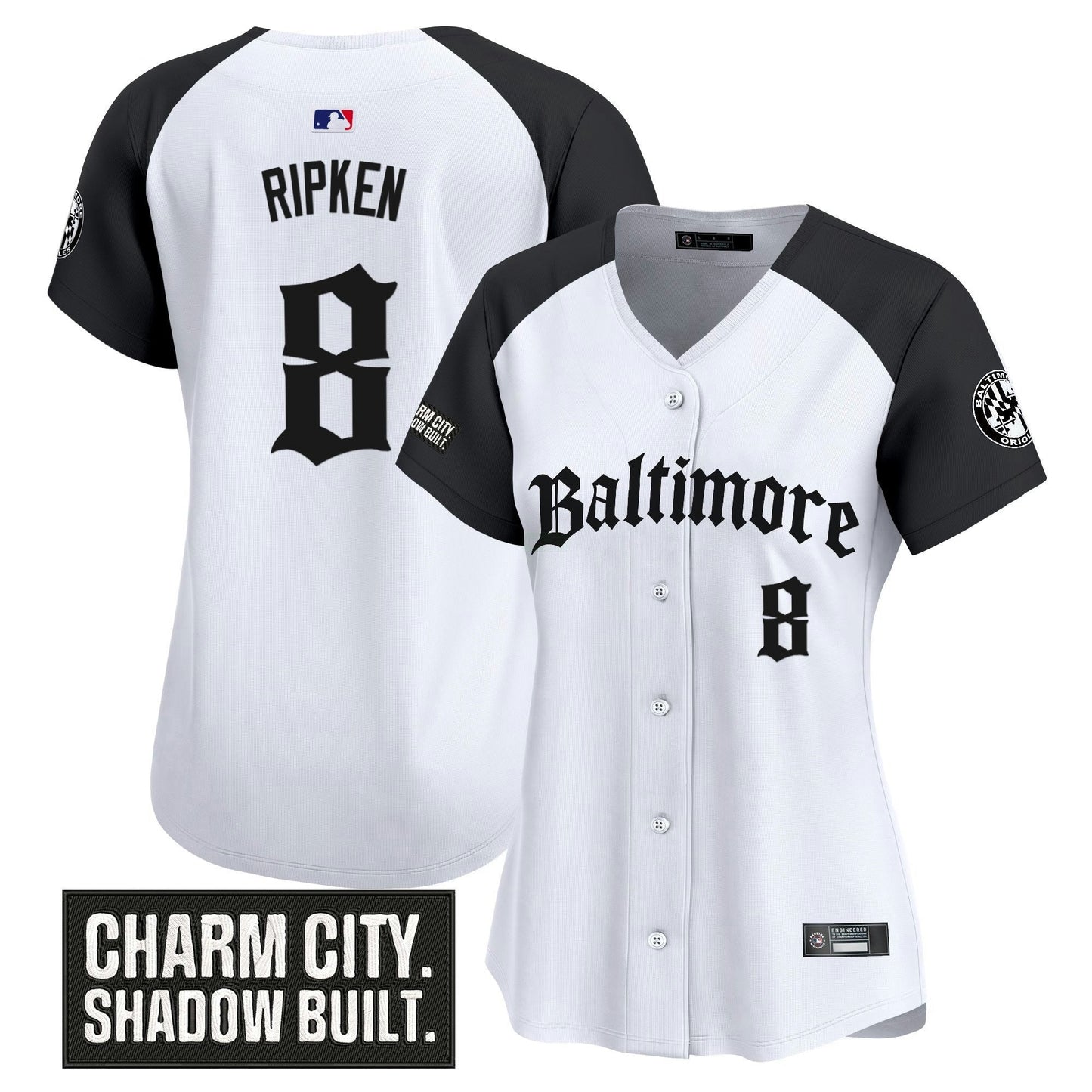 Camisa MLB Women’s Baltimore ‘Gothic Harbor Edition’ Vapor Premier Limited Jersey