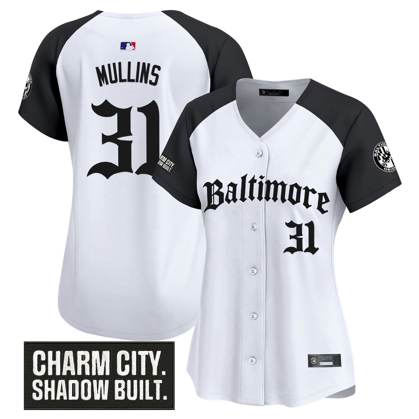 Camisa MLB Women’s Baltimore ‘Gothic Harbor Edition’ Vapor Premier Limited Jersey