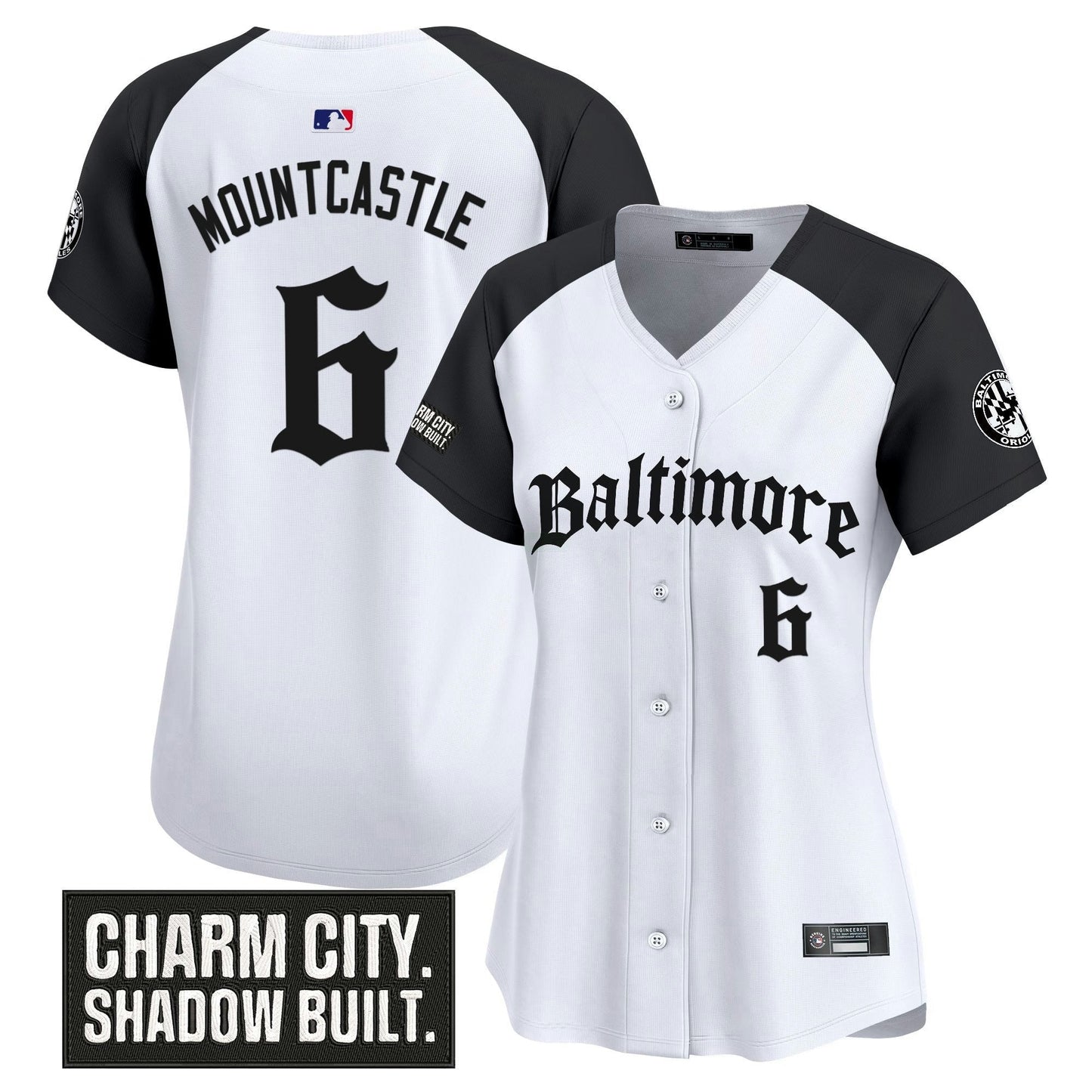 Camisa MLB Women’s Baltimore ‘Gothic Harbor Edition’ Vapor Premier Limited Jersey