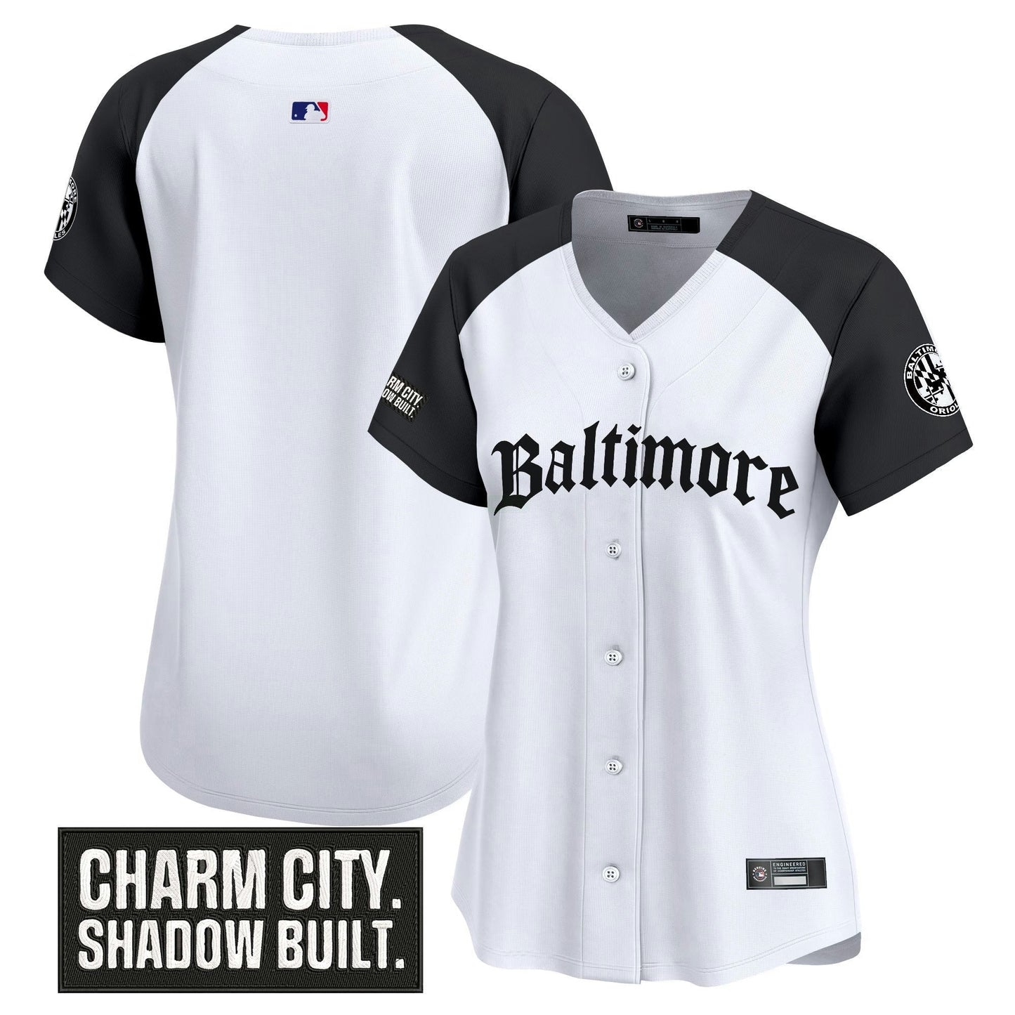 Camisa MLB Women’s Baltimore ‘Gothic Harbor Edition’ Vapor Premier Limited Jersey