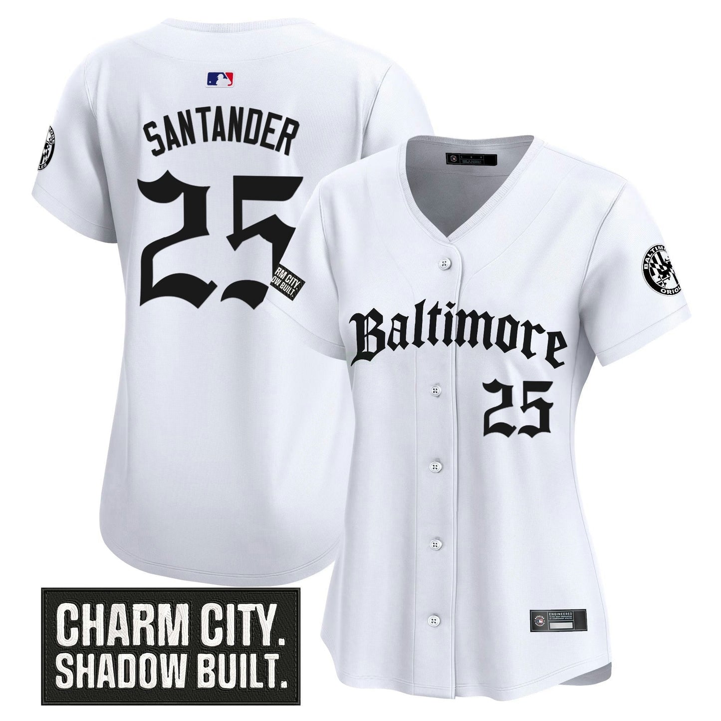 Camisa MLB Women’s Baltimore ‘Gothic Harbor Edition’ Vapor Premier Limited Jersey