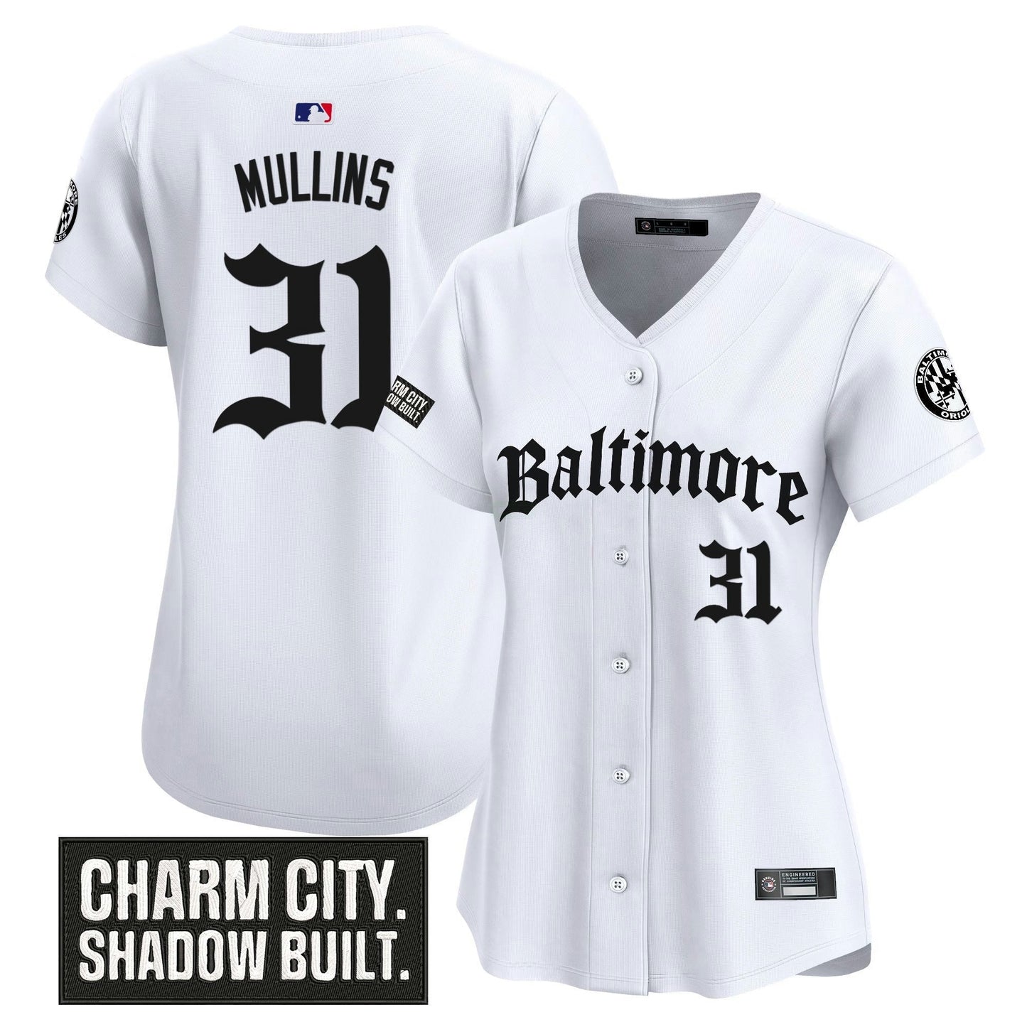 Camisa MLB Women’s Baltimore ‘Gothic Harbor Edition’ Vapor Premier Limited Jersey