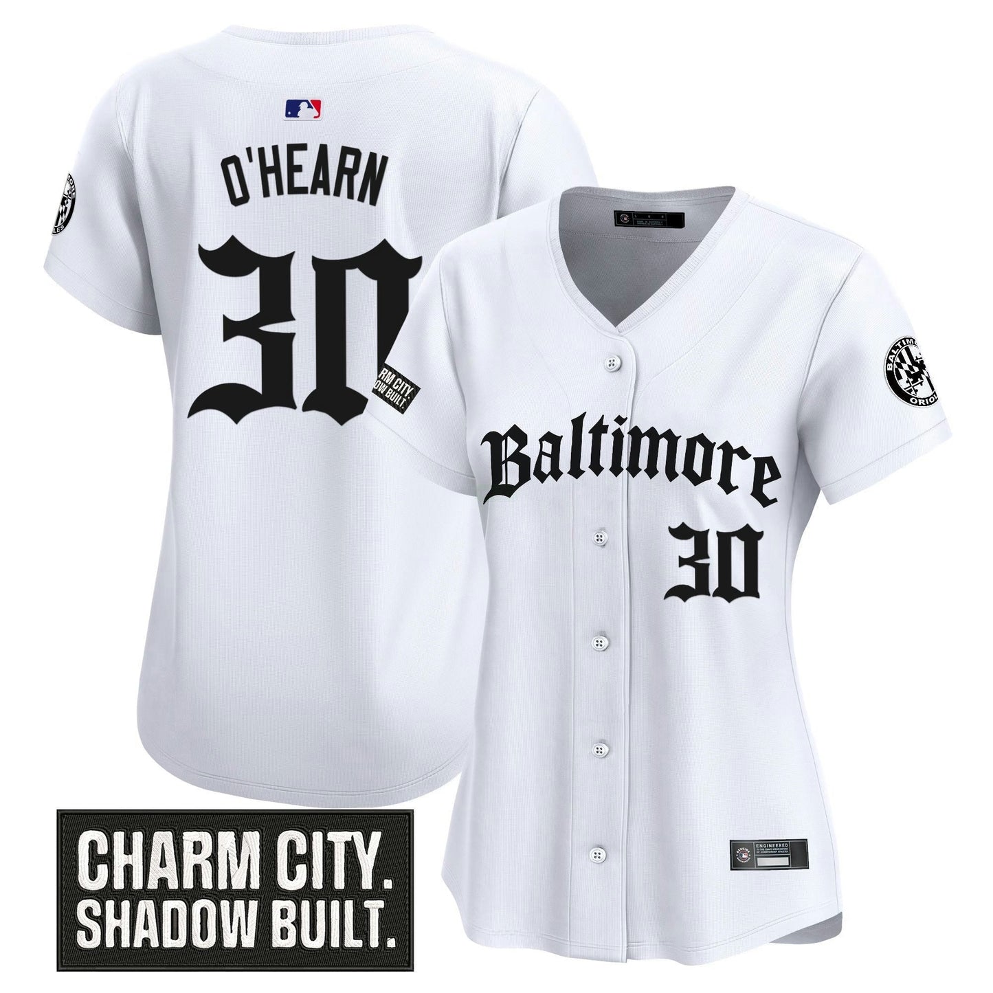 Camisa MLB Women’s Baltimore ‘Gothic Harbor Edition’ Vapor Premier Limited Jersey