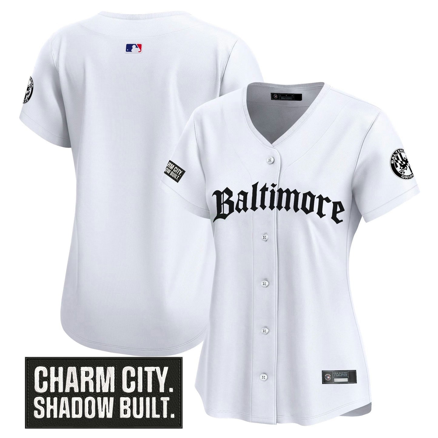 Camisa MLB Women’s Baltimore ‘Gothic Harbor Edition’ Vapor Premier Limited Jersey