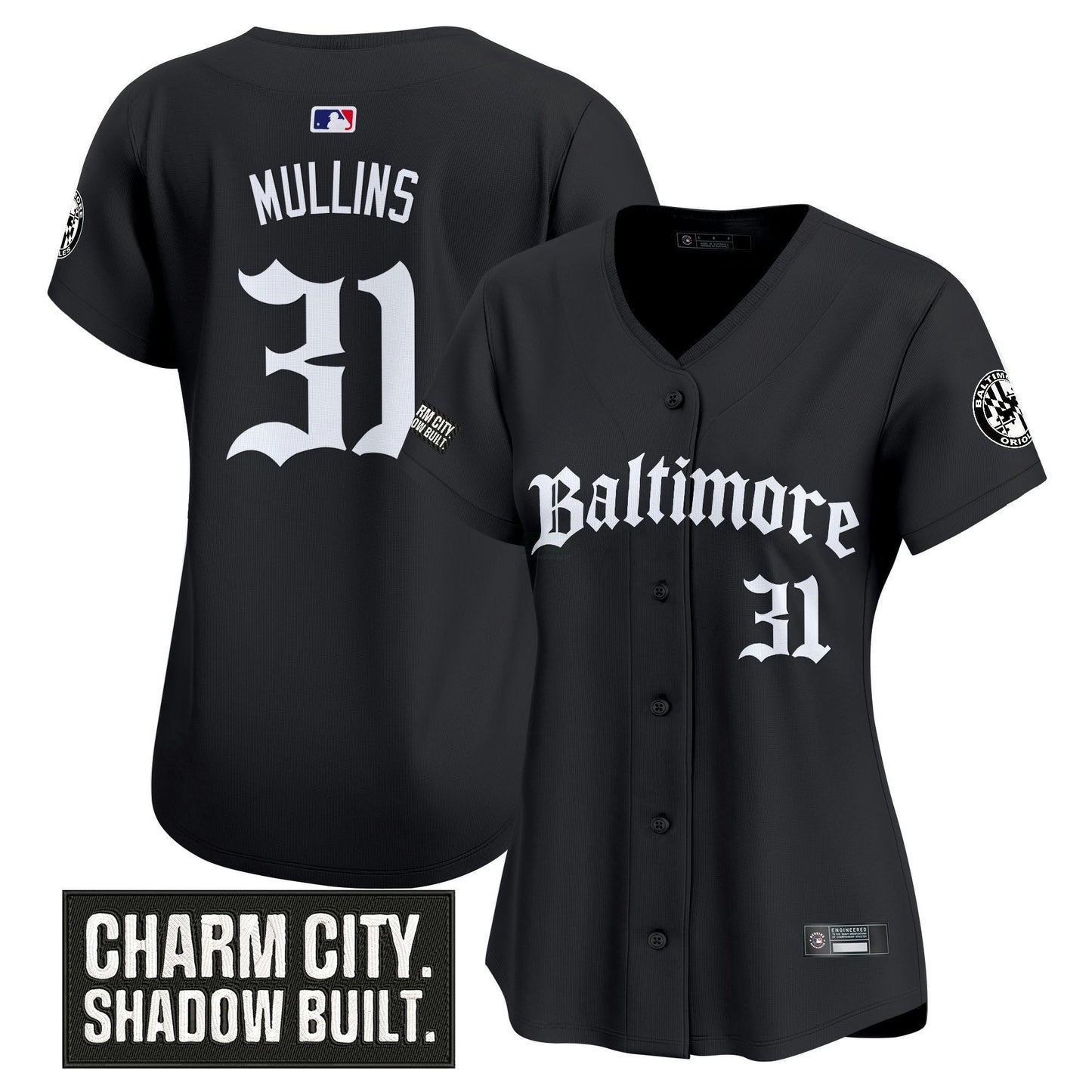 Camisa MLB Women’s Baltimore ‘Gothic Harbor Edition’ Vapor Premier Limited Jersey