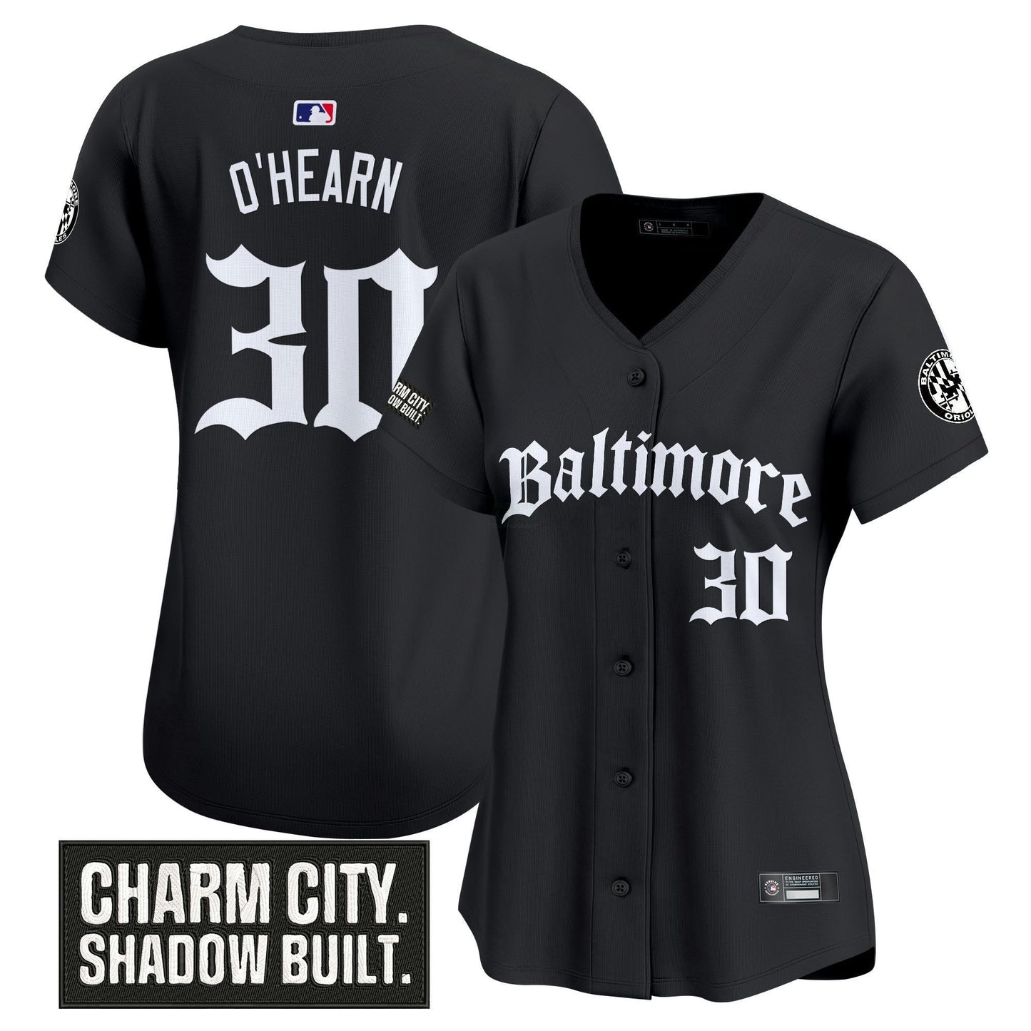 Camisa MLB Women’s Baltimore ‘Gothic Harbor Edition’ Vapor Premier Limited Jersey
