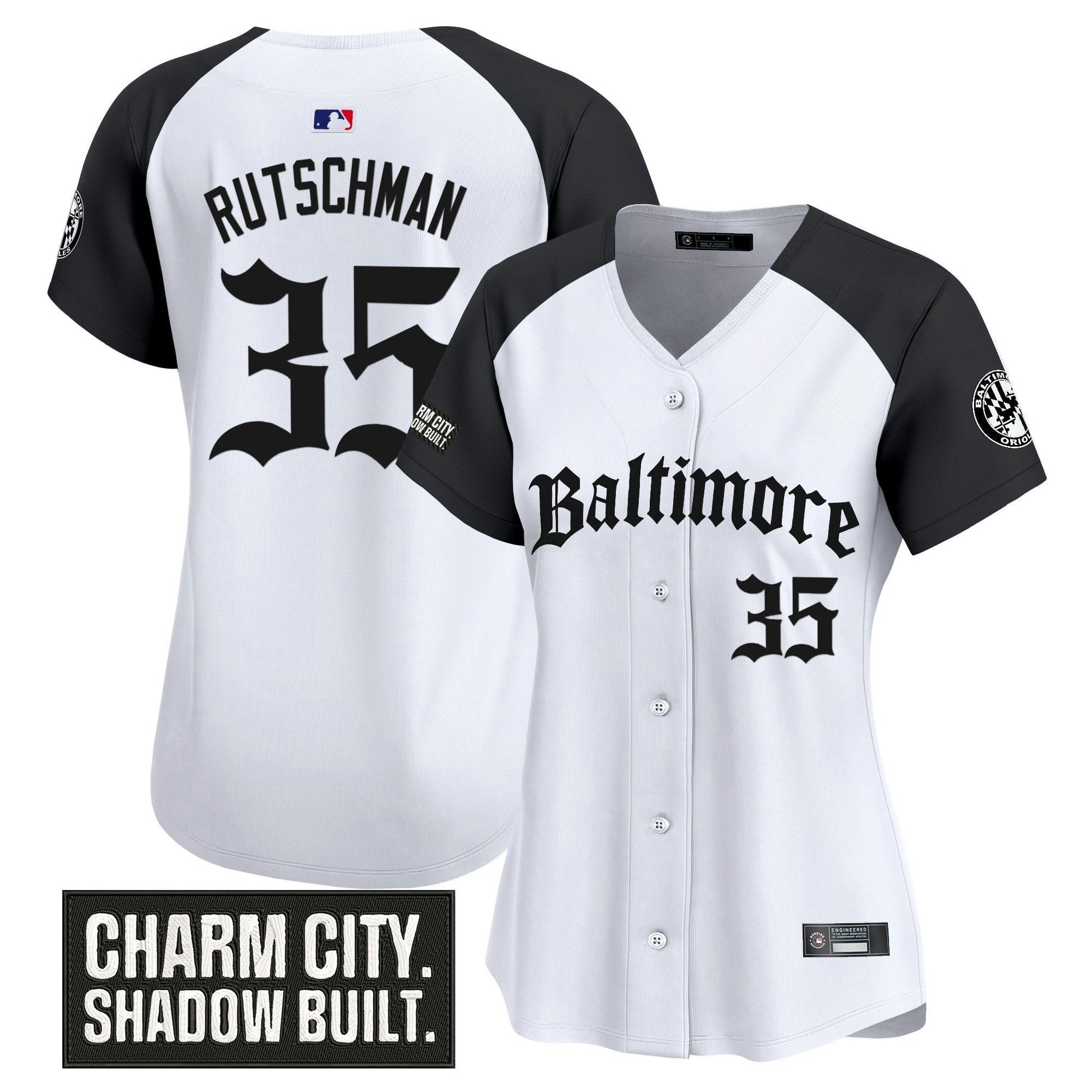 Camisa MLB Women’s Baltimore ‘Gothic Harbor Edition’ Vapor Premier Limited Jersey