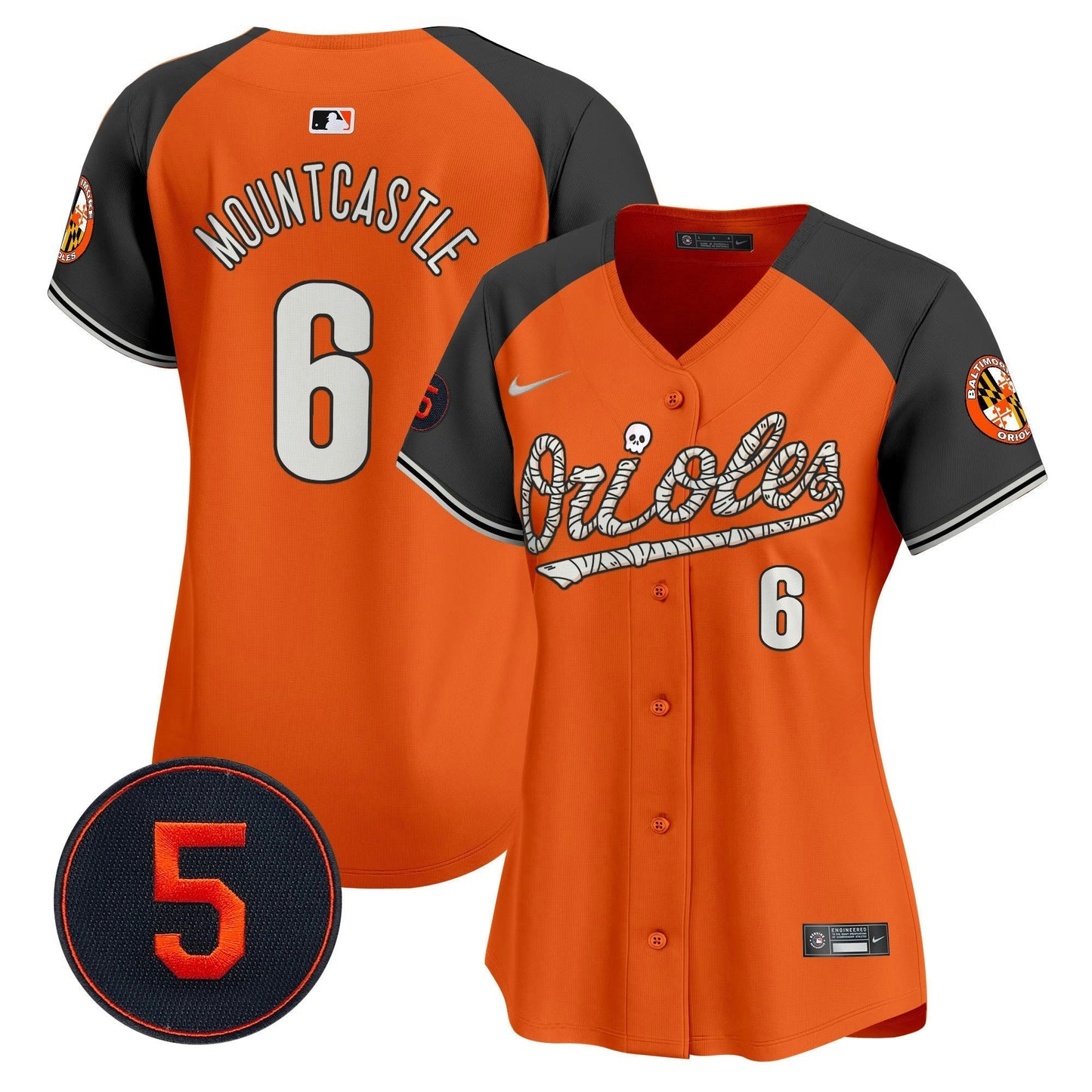 Camisa MLB Women’s Baltimore Halloween Vapor Premier Limited Jersey