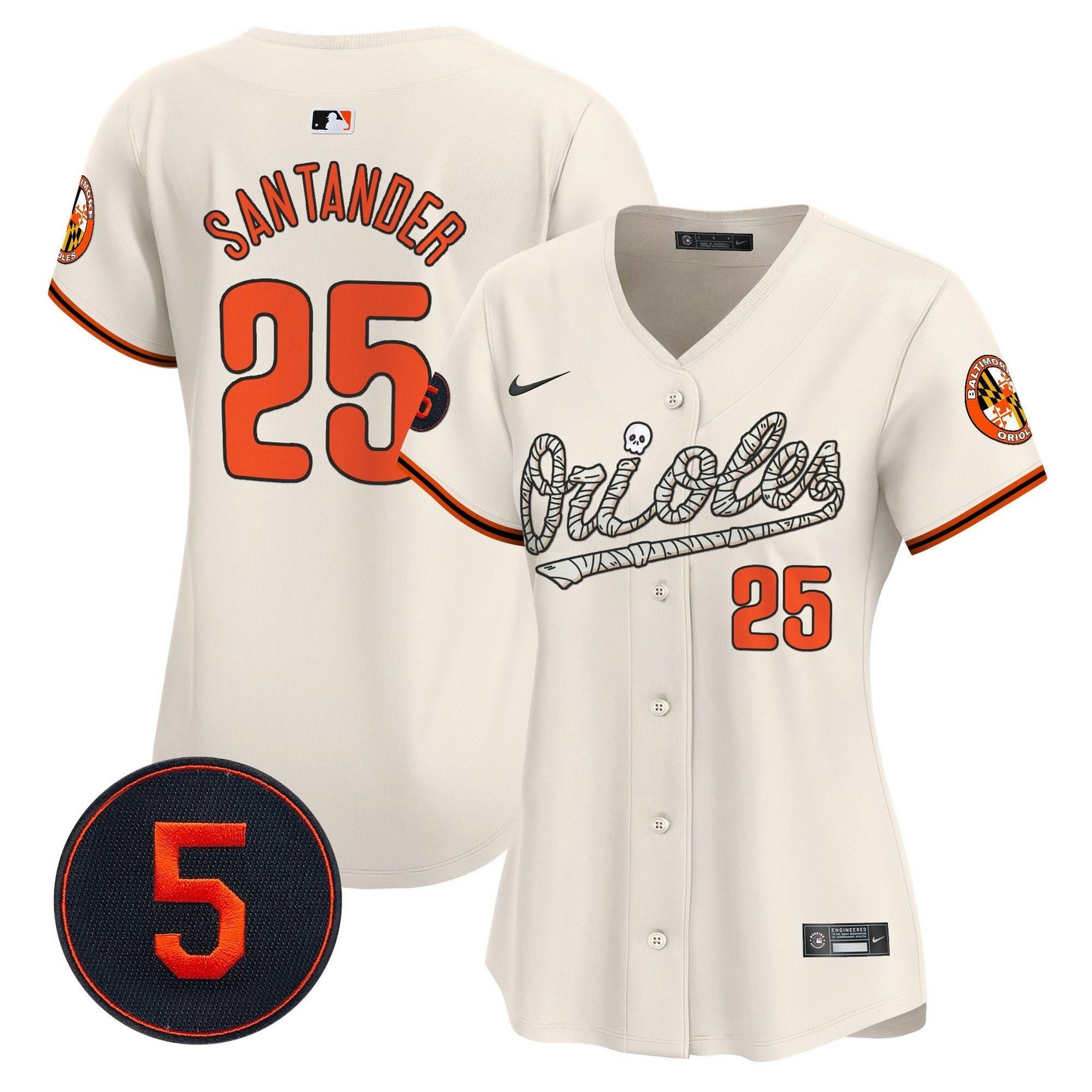 Camisa MLB Women’s Baltimore Halloween Vapor Premier Limited Jersey