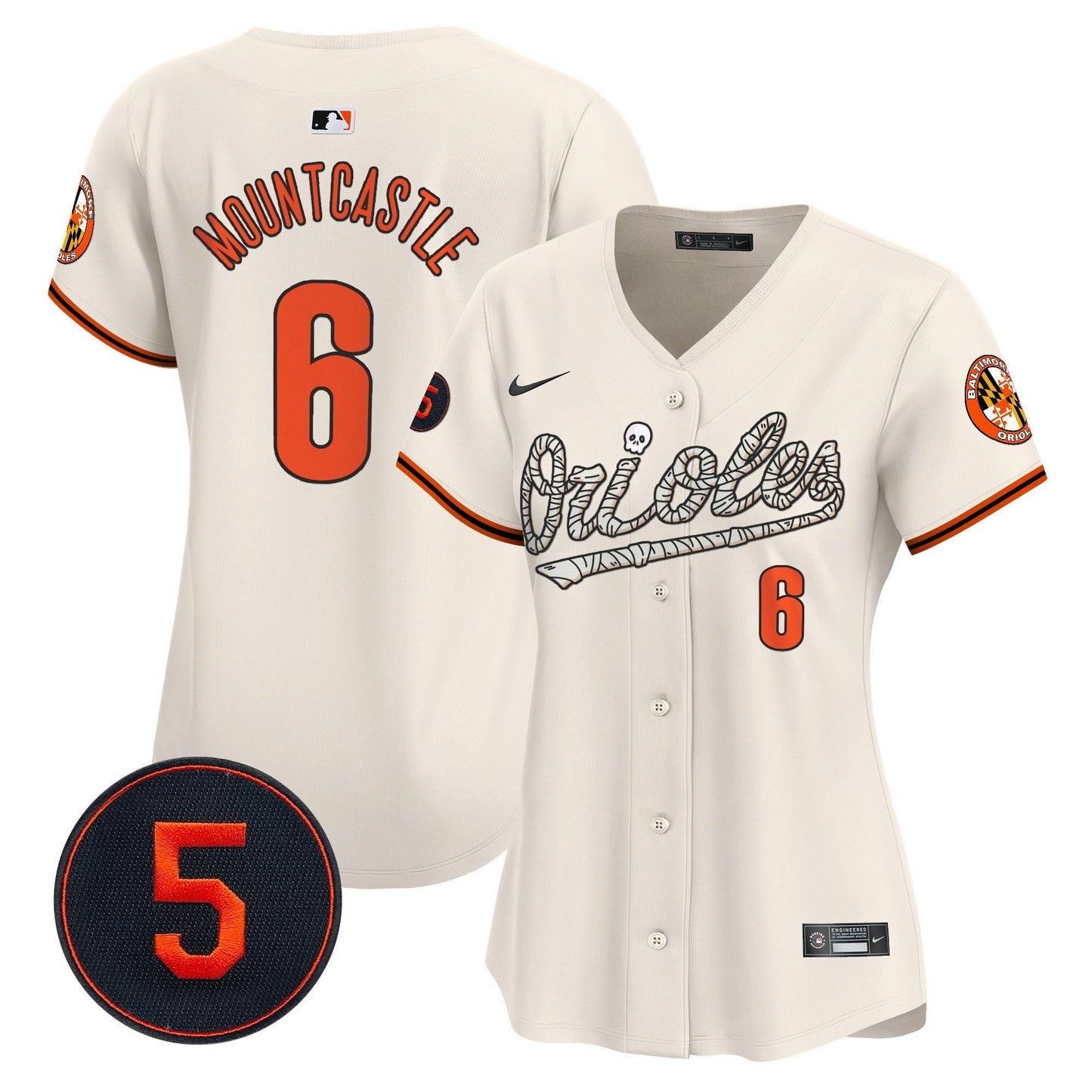 Camisa MLB Women’s Baltimore Halloween Vapor Premier Limited Jersey
