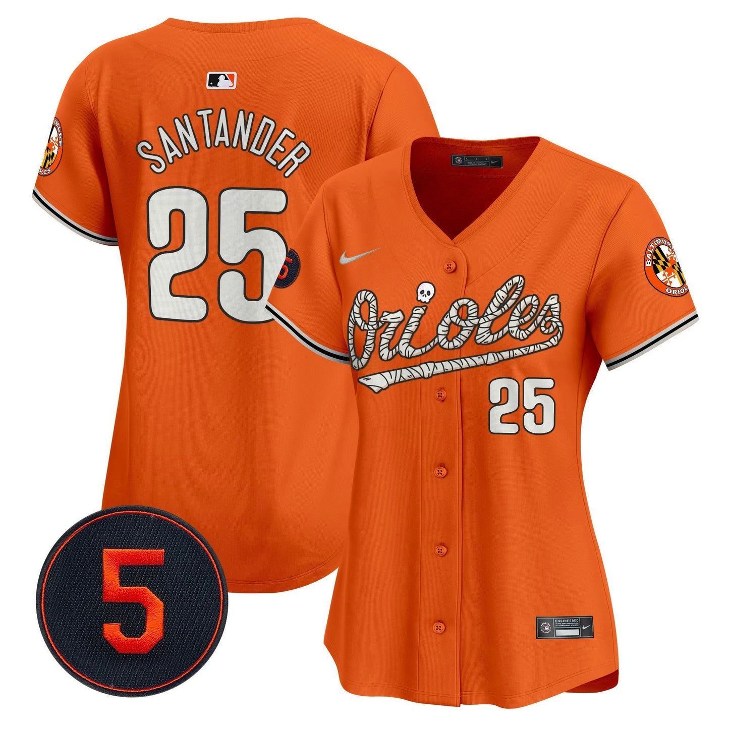 Camisa MLB Women’s Baltimore Halloween Vapor Premier Limited Jersey