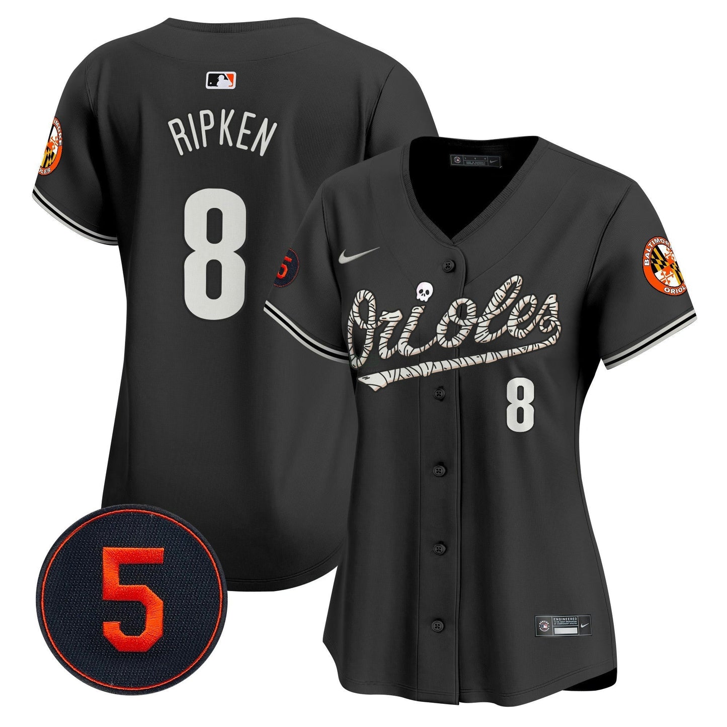 Camisa MLB Women’s Baltimore Halloween Vapor Premier Limited Jersey
