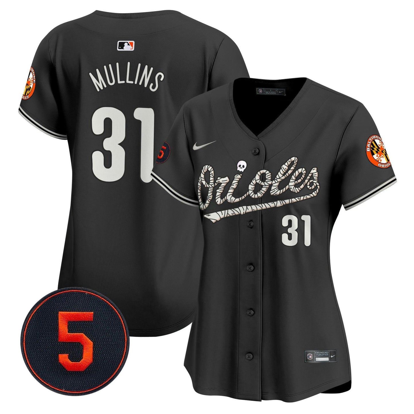 Camisa MLB Women’s Baltimore Halloween Vapor Premier Limited Jersey