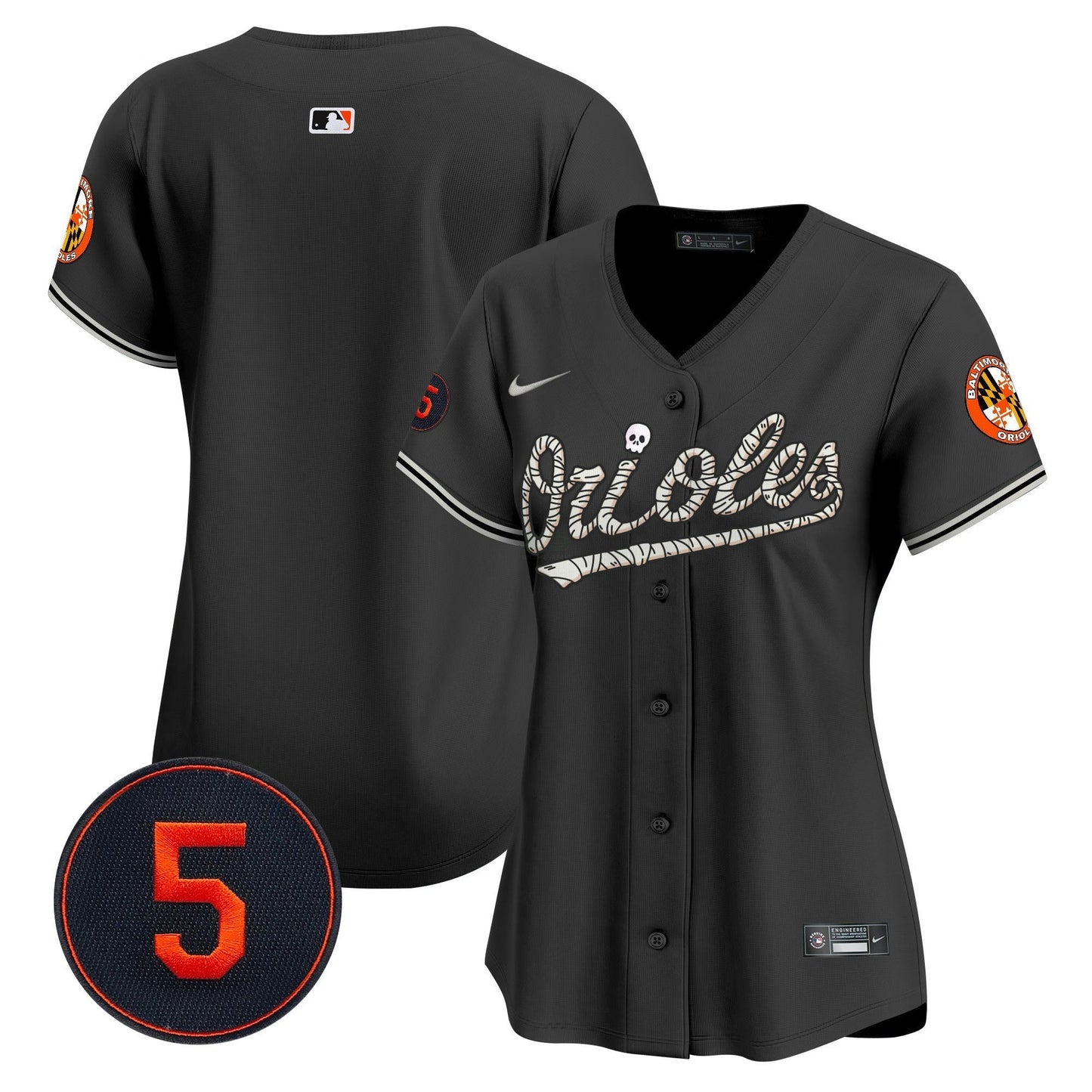 Camisa MLB Women’s Baltimore Halloween Vapor Premier Limited Jersey