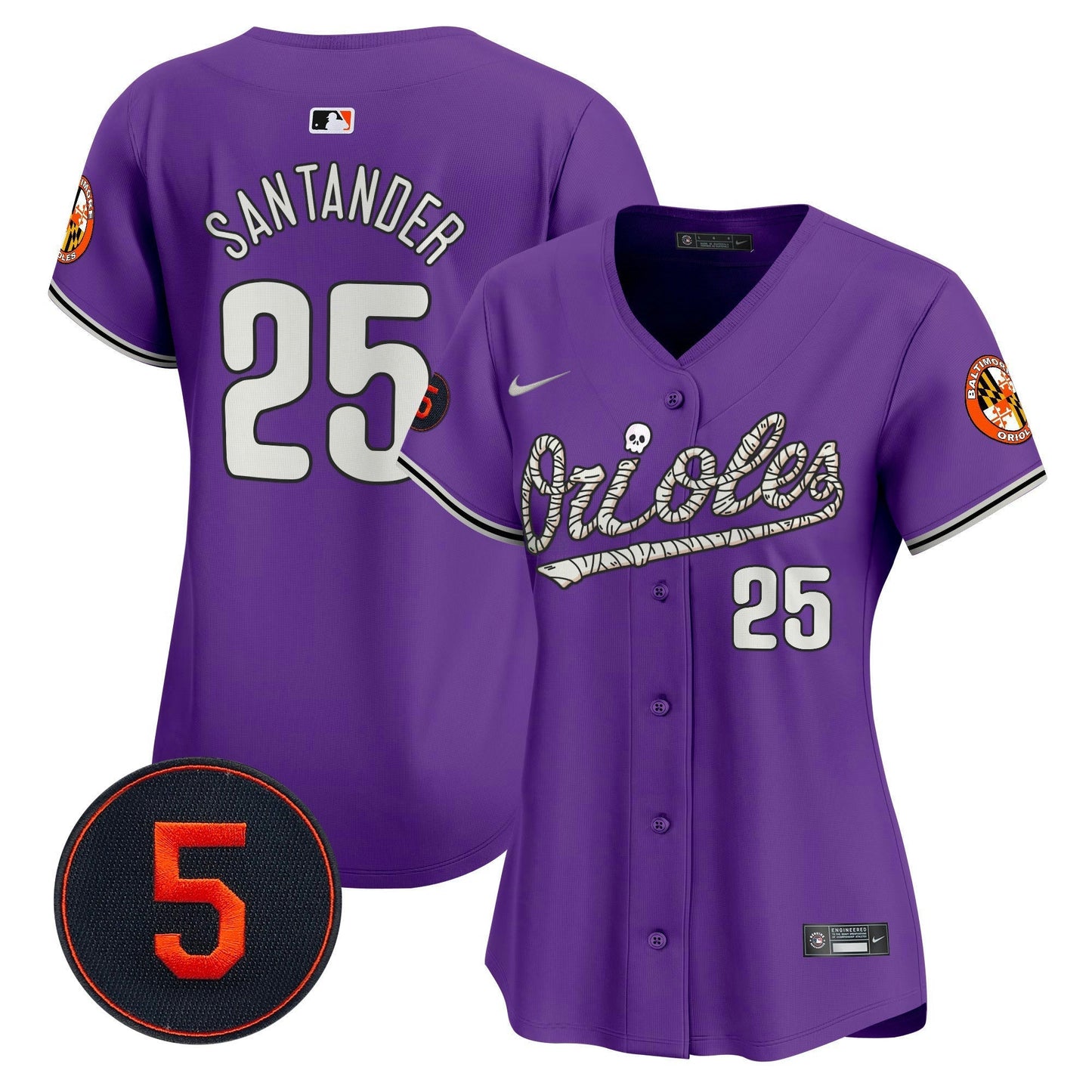 Camisa MLB Women’s Baltimore Halloween Vapor Premier Limited Jersey