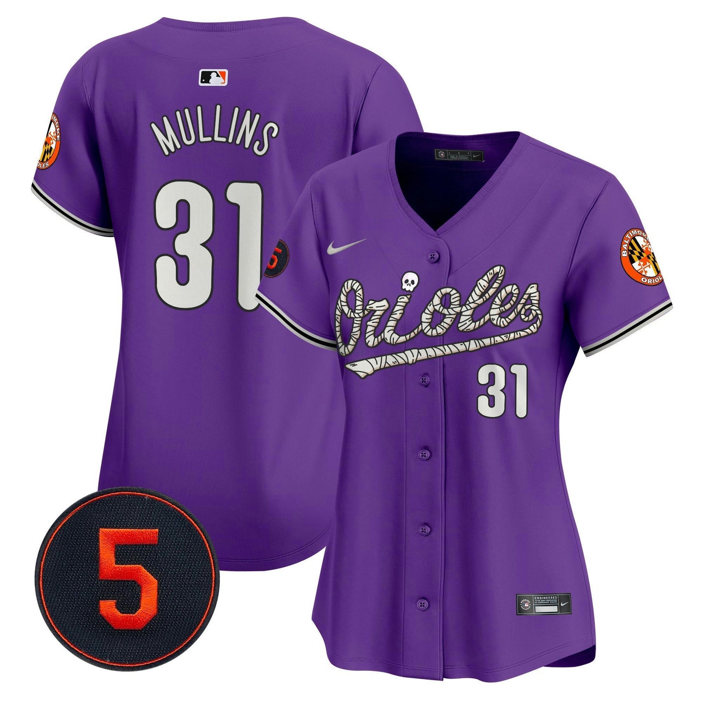 Camisa MLB Women’s Baltimore Halloween Vapor Premier Limited Jersey