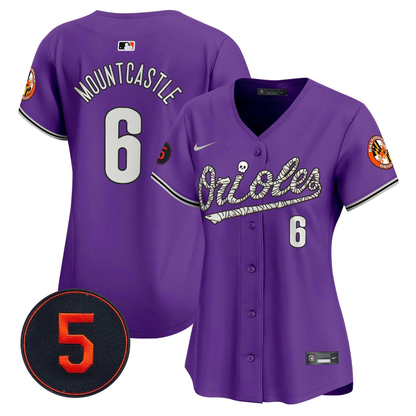 Camisa MLB Women’s Baltimore Halloween Vapor Premier Limited Jersey