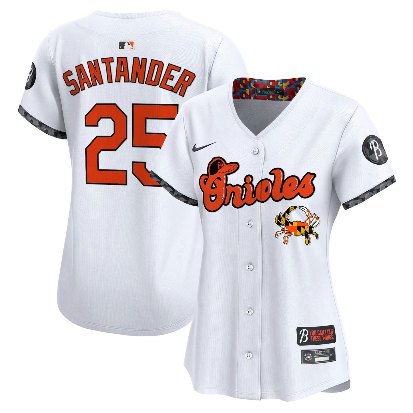 Camisa MLB Women’s Baltimore Maryland Blue Crab Vapor Premier Limited Jersey