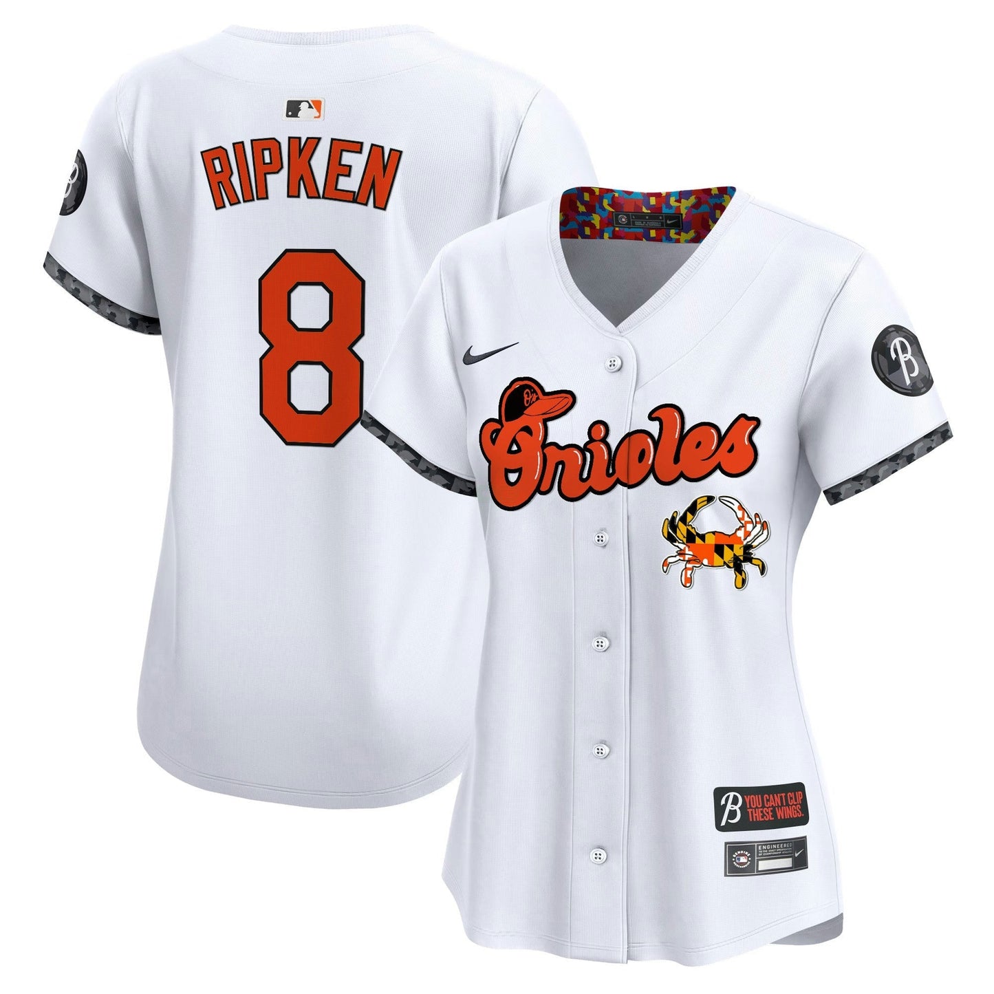 Camisa MLB Women’s Baltimore Maryland Blue Crab Vapor Premier Limited Jersey