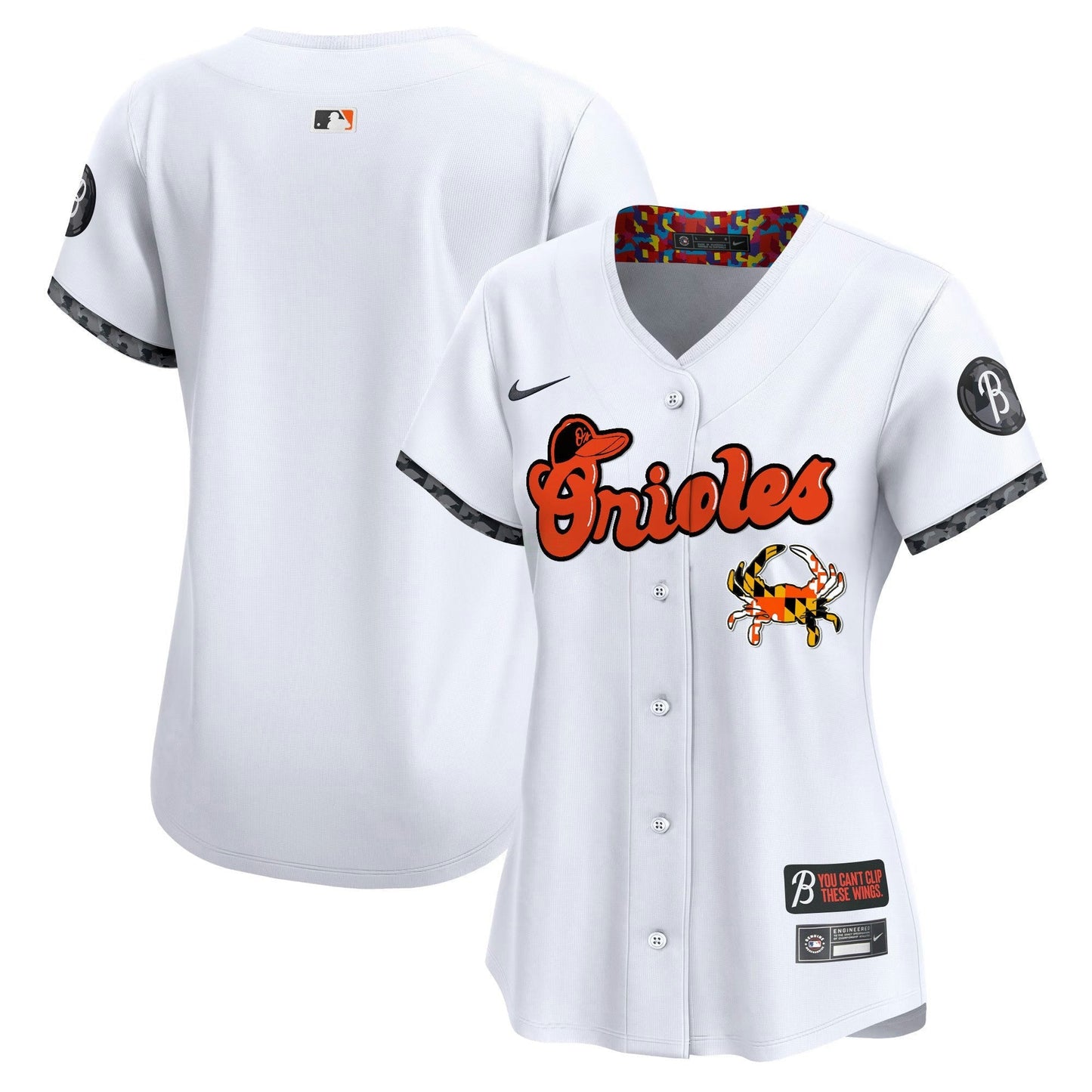 Camisa MLB Women’s Baltimore Maryland Blue Crab Vapor Premier Limited Jersey