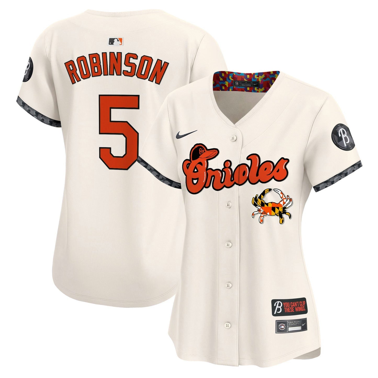 Camisa MLB Women’s Baltimore Maryland Blue Crab Vapor Premier Limited Jersey
