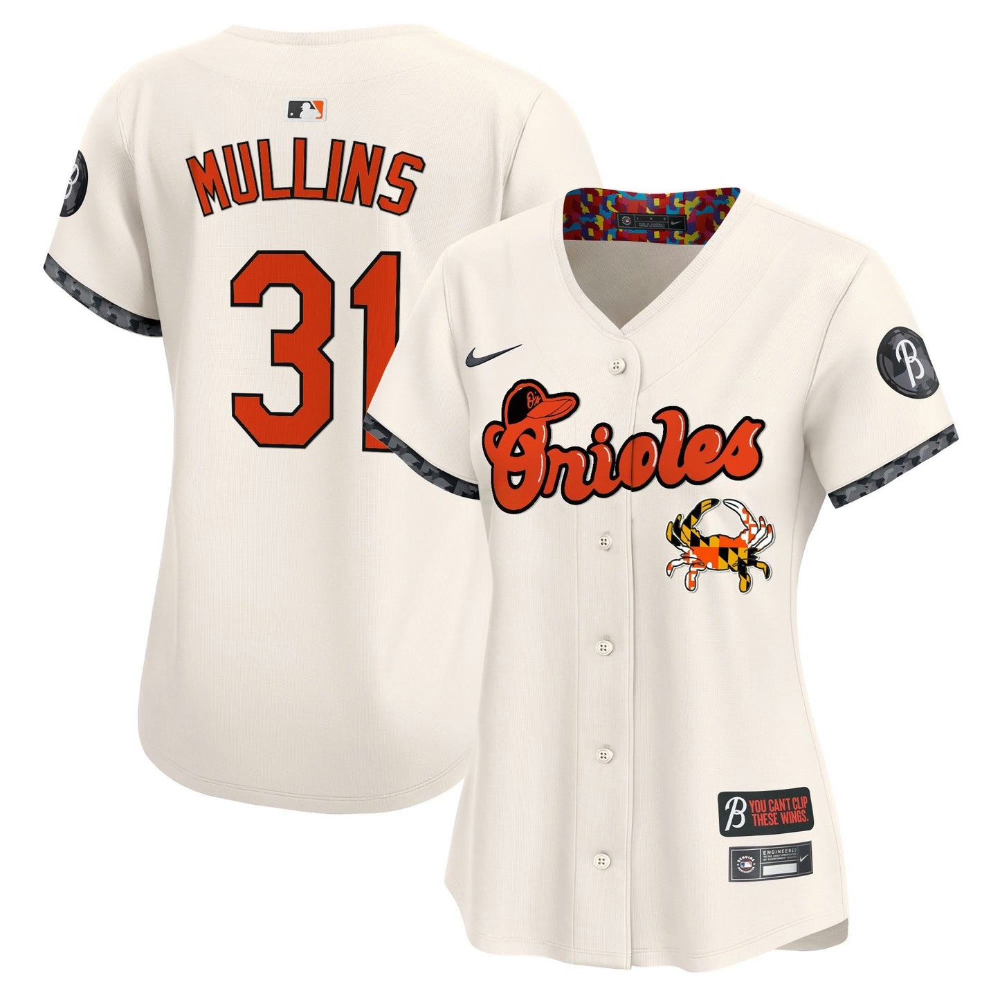 Camisa MLB Women’s Baltimore Maryland Blue Crab Vapor Premier Limited Jersey
