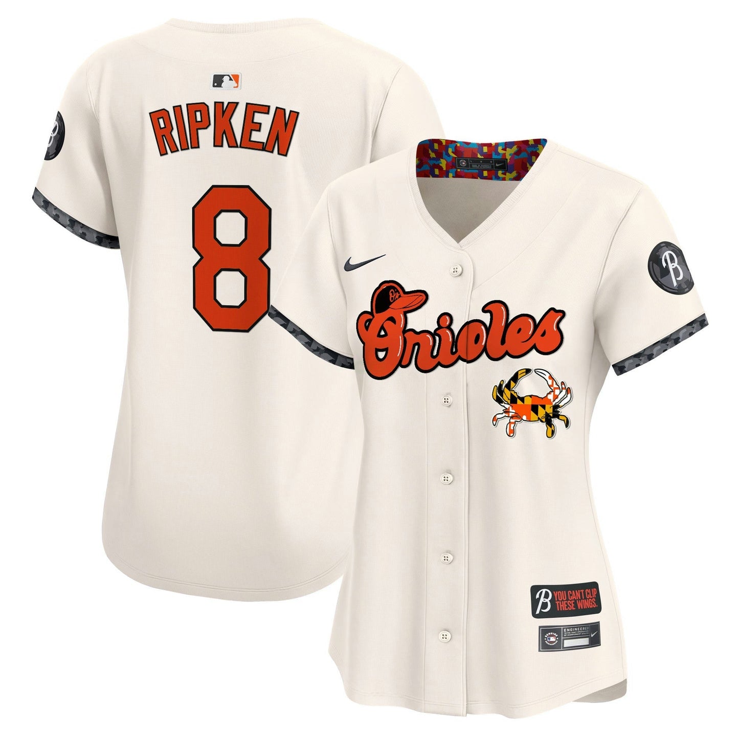 Camisa MLB Women’s Baltimore Maryland Blue Crab Vapor Premier Limited Jersey