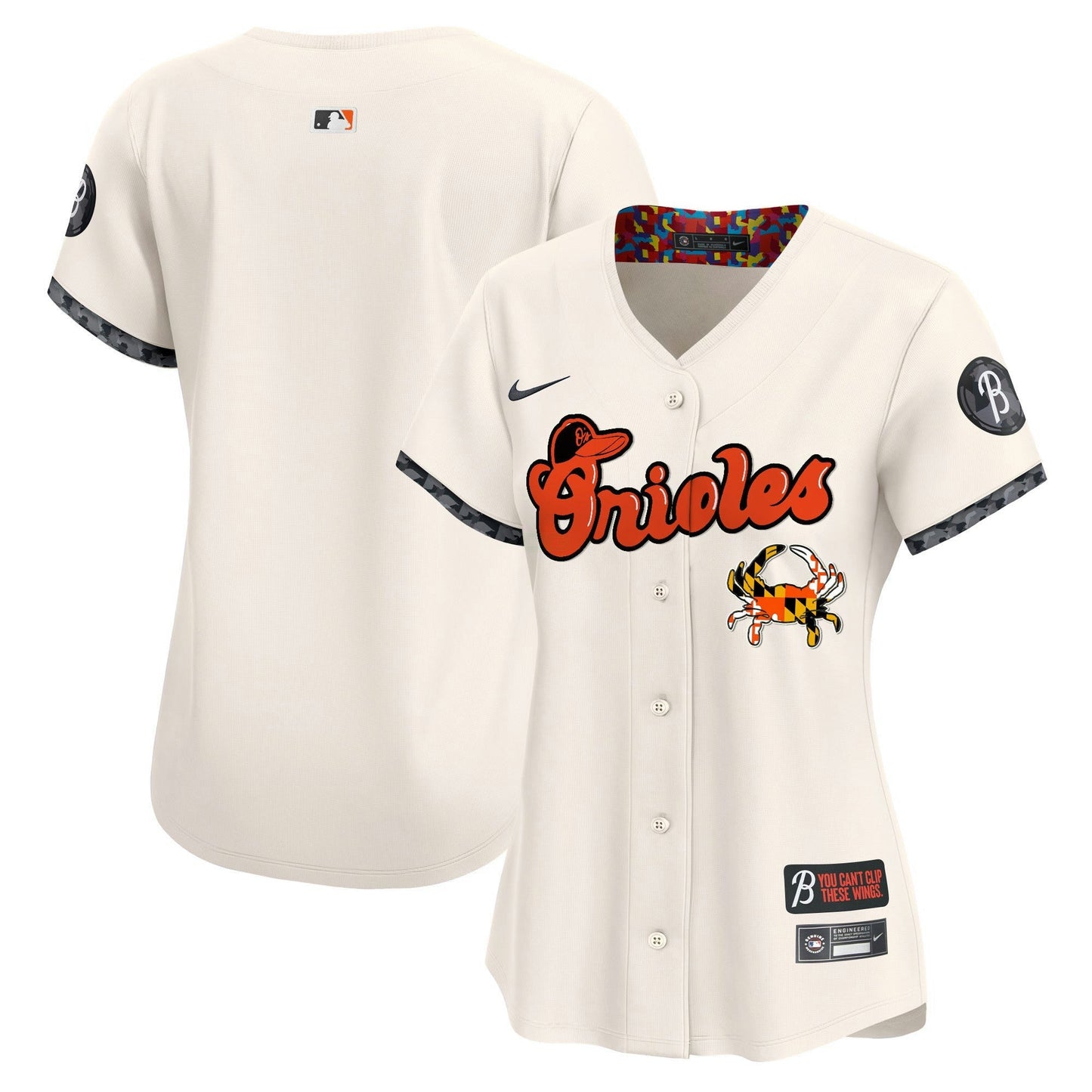 Camisa MLB Women’s Baltimore Maryland Blue Crab Vapor Premier Limited Jersey