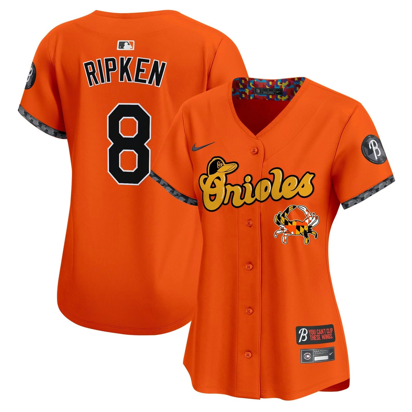 Camisa MLB Women’s Baltimore Maryland Blue Crab Vapor Premier Limited Jersey