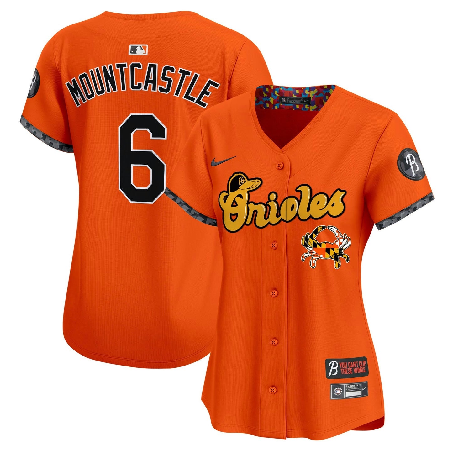 Camisa MLB Women’s Baltimore Maryland Blue Crab Vapor Premier Limited Jersey