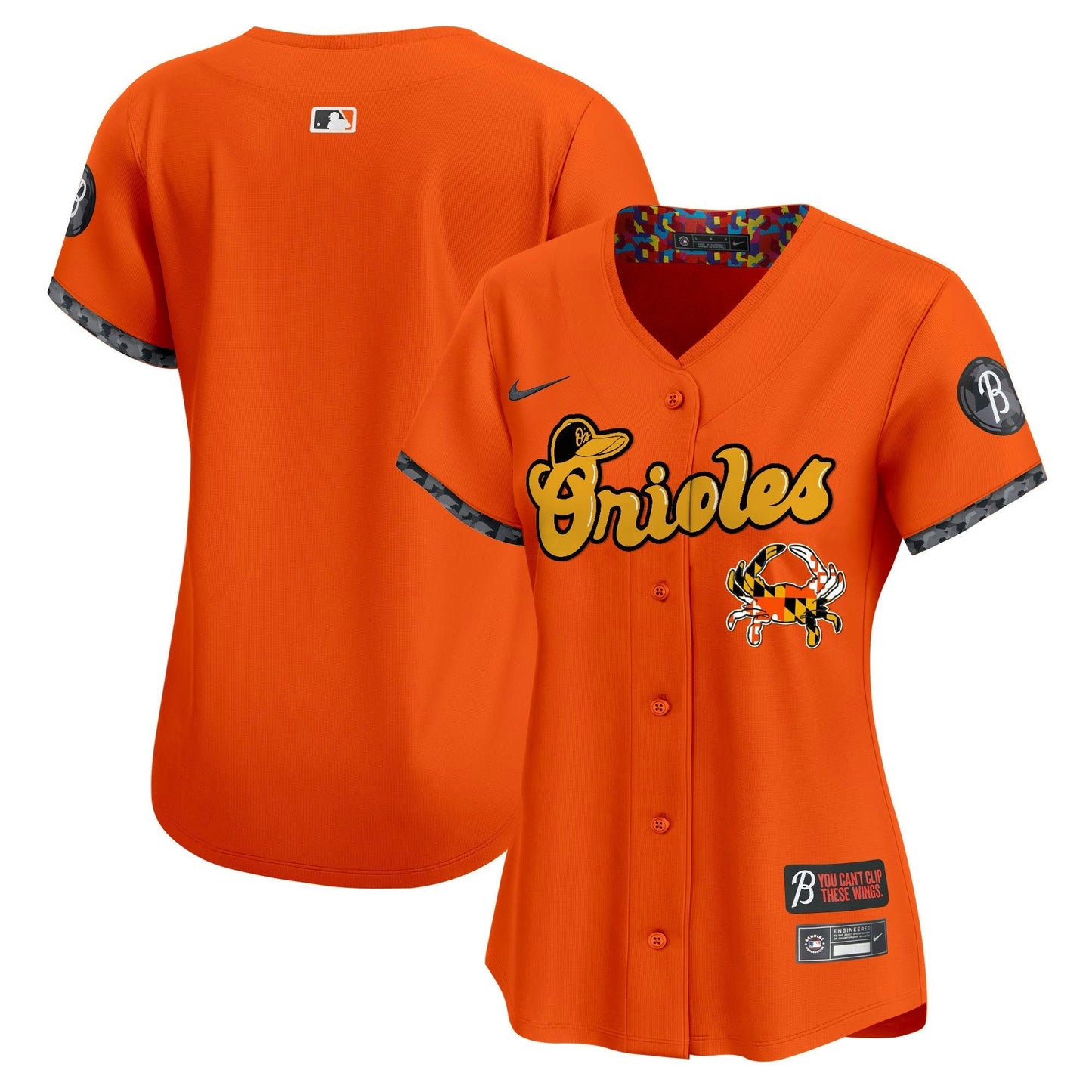 Camisa MLB Women’s Baltimore Maryland Blue Crab Vapor Premier Limited Jersey
