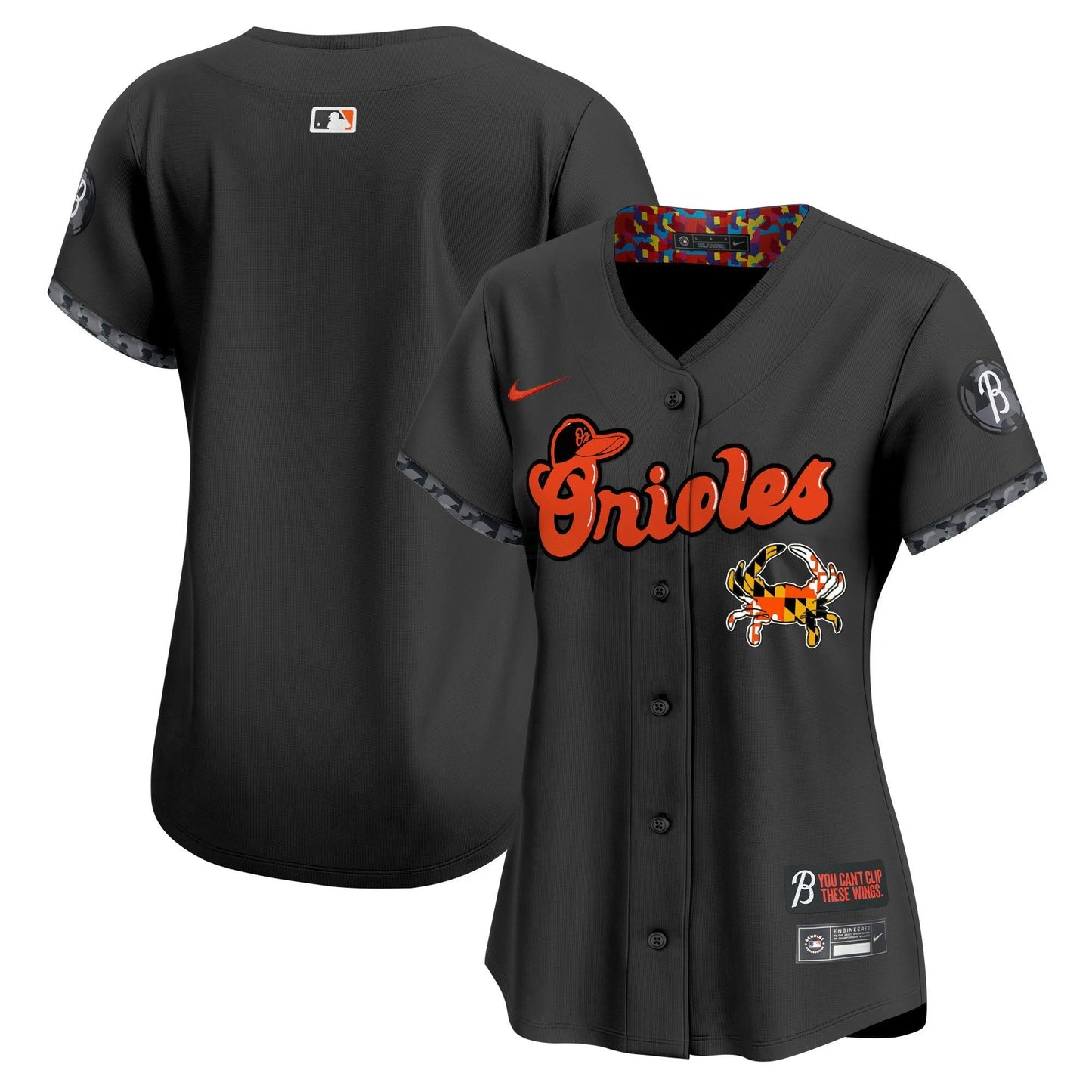 Camisa MLB Women’s Baltimore Maryland Blue Crab Vapor Premier Limited Jersey