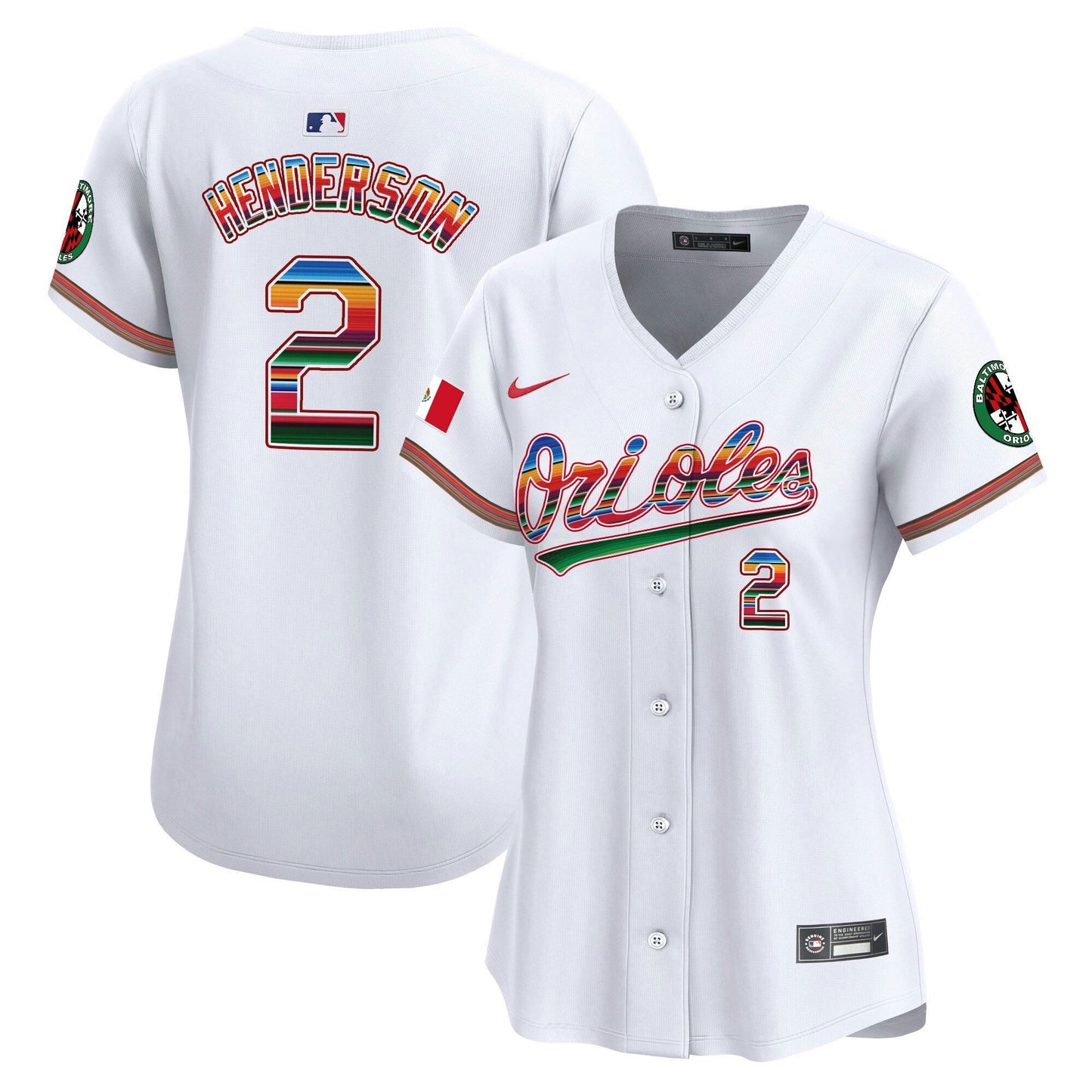 Camisa MLB Women’s Baltimore Mexico Vapor Premier Limited Jersey