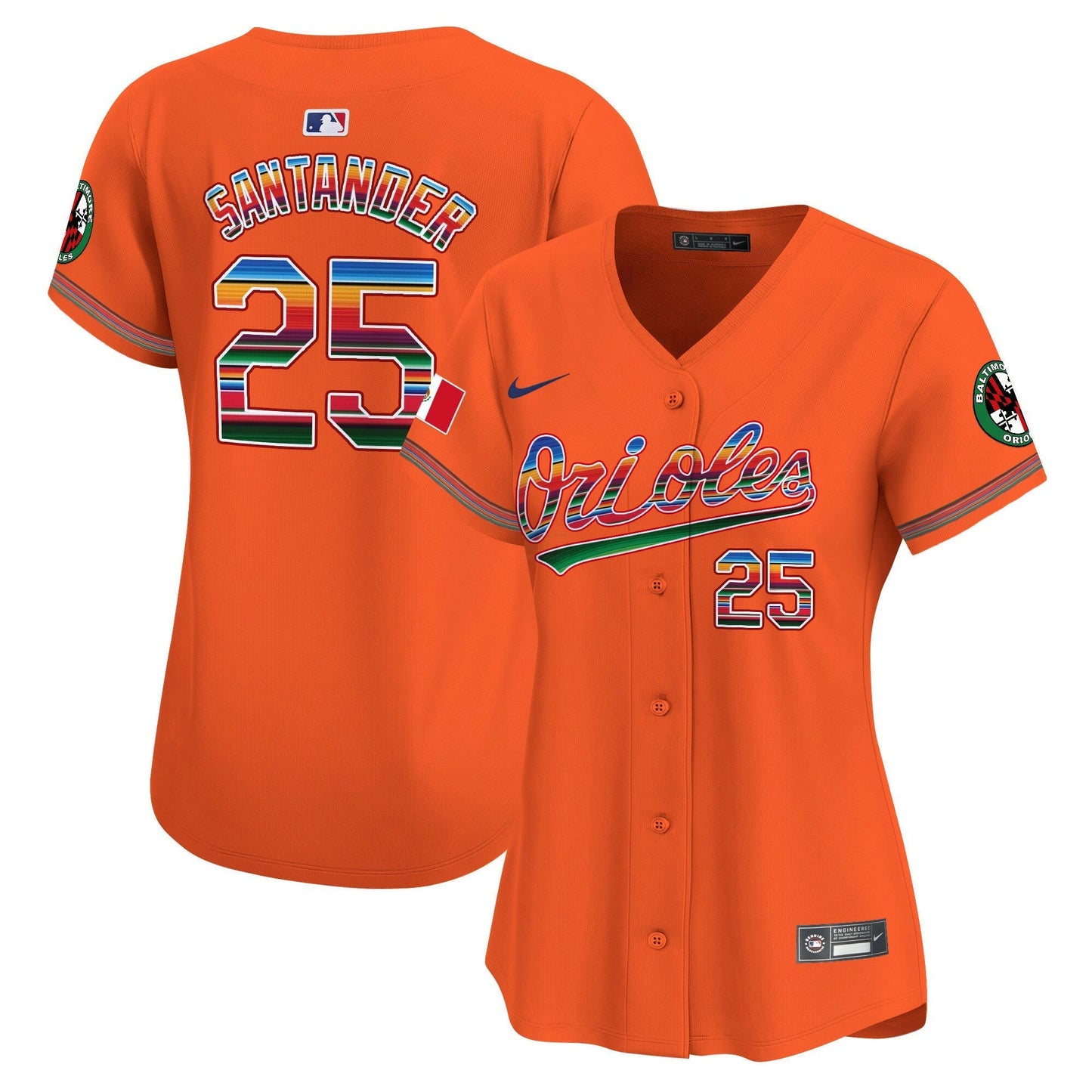 Camisa MLB Women’s Baltimore Mexico Vapor Premier Limited Jersey