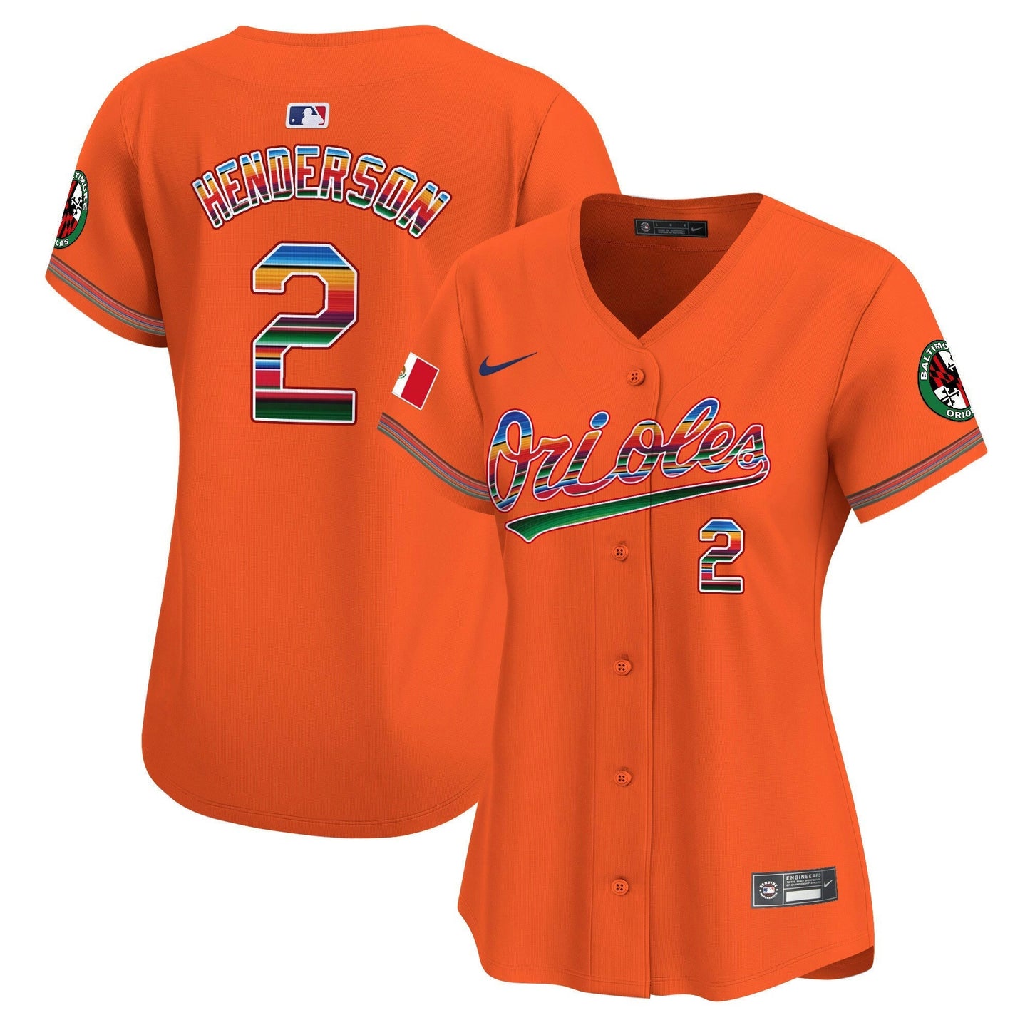 Camisa MLB Women’s Baltimore Mexico Vapor Premier Limited Jersey