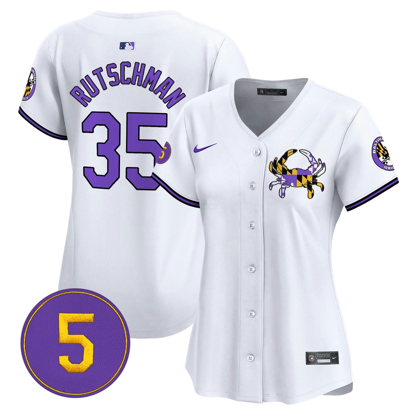 Camisa MLB Women’s Baltimore Purple Vapor Premier Limited Jersey