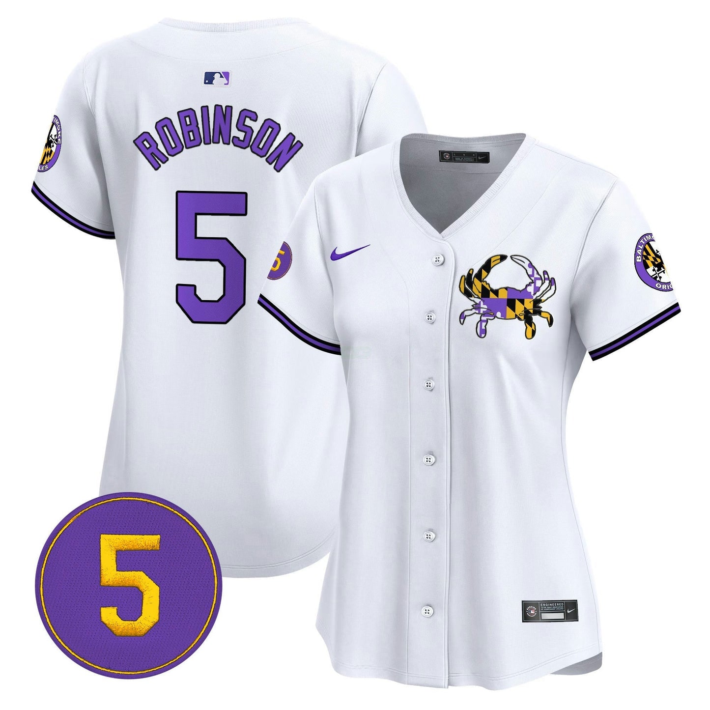 Camisa MLB Women’s Baltimore Purple Vapor Premier Limited Jersey
