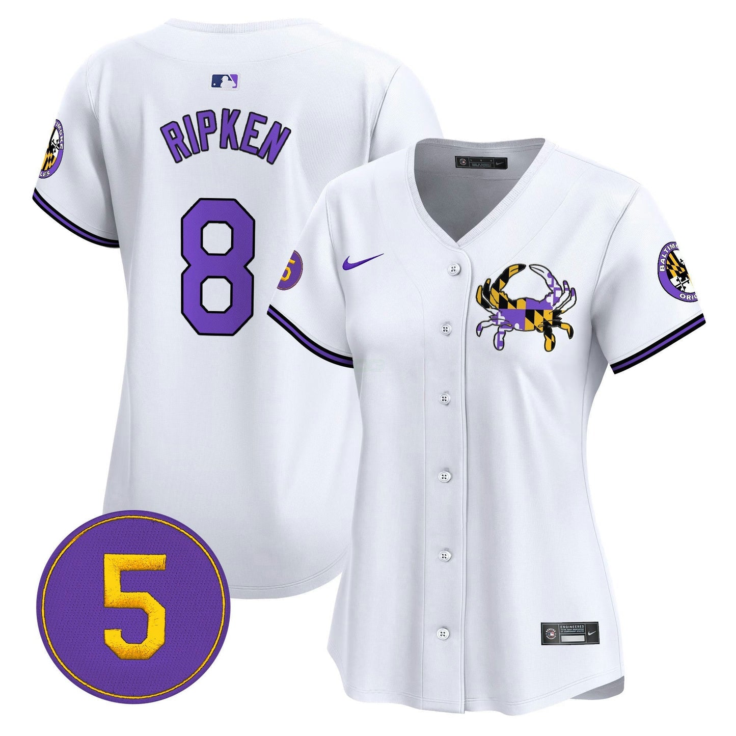 Camisa MLB Women’s Baltimore Purple Vapor Premier Limited Jersey