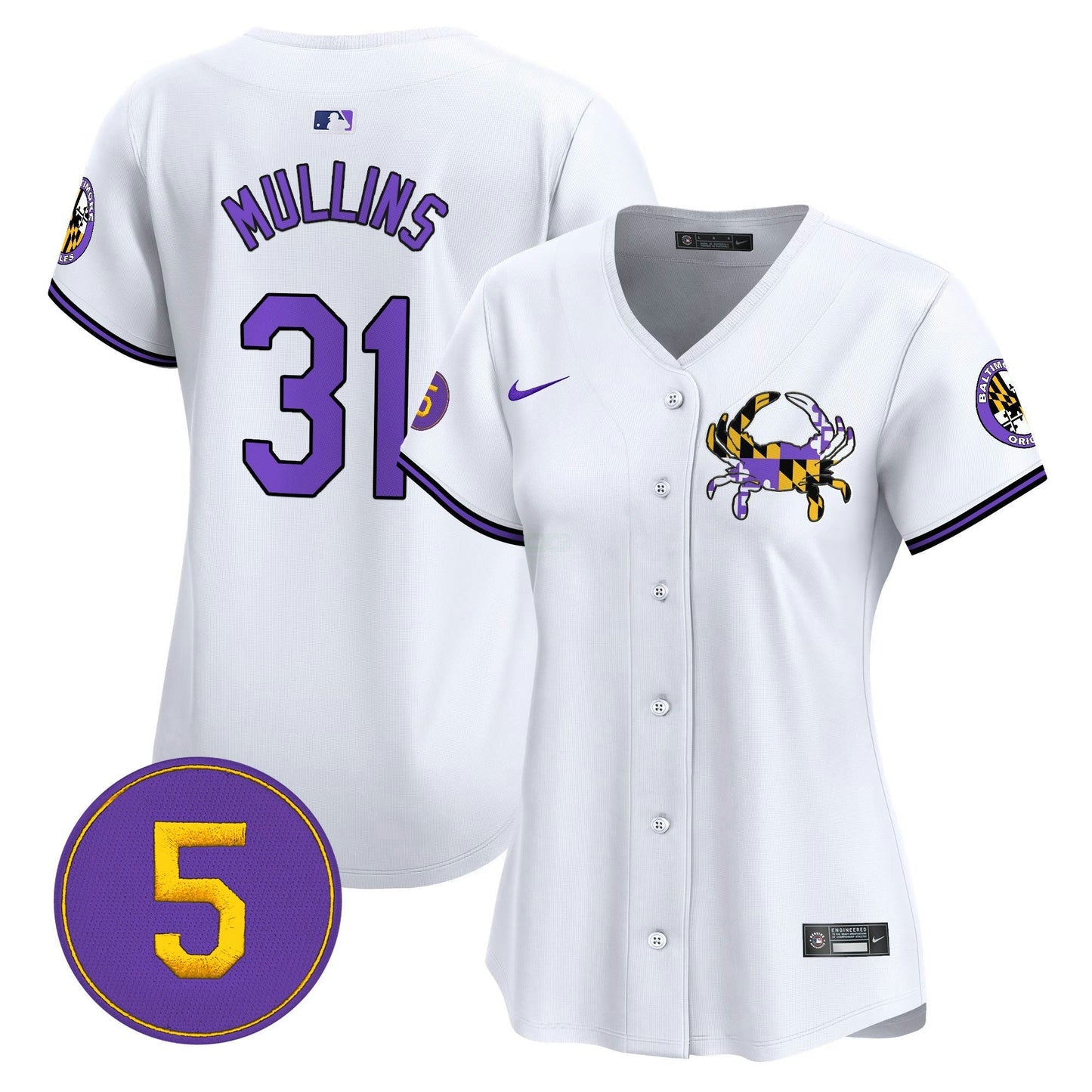 Camisa MLB Women’s Baltimore Purple Vapor Premier Limited Jersey
