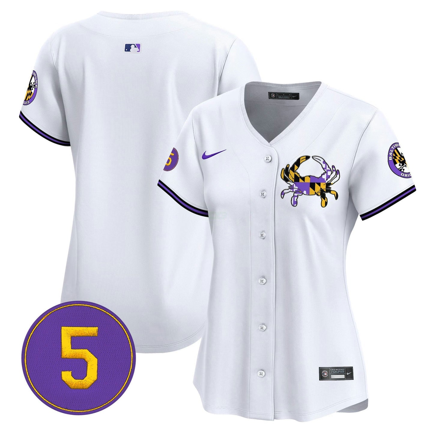 Camisa MLB Women’s Baltimore Purple Vapor Premier Limited Jersey
