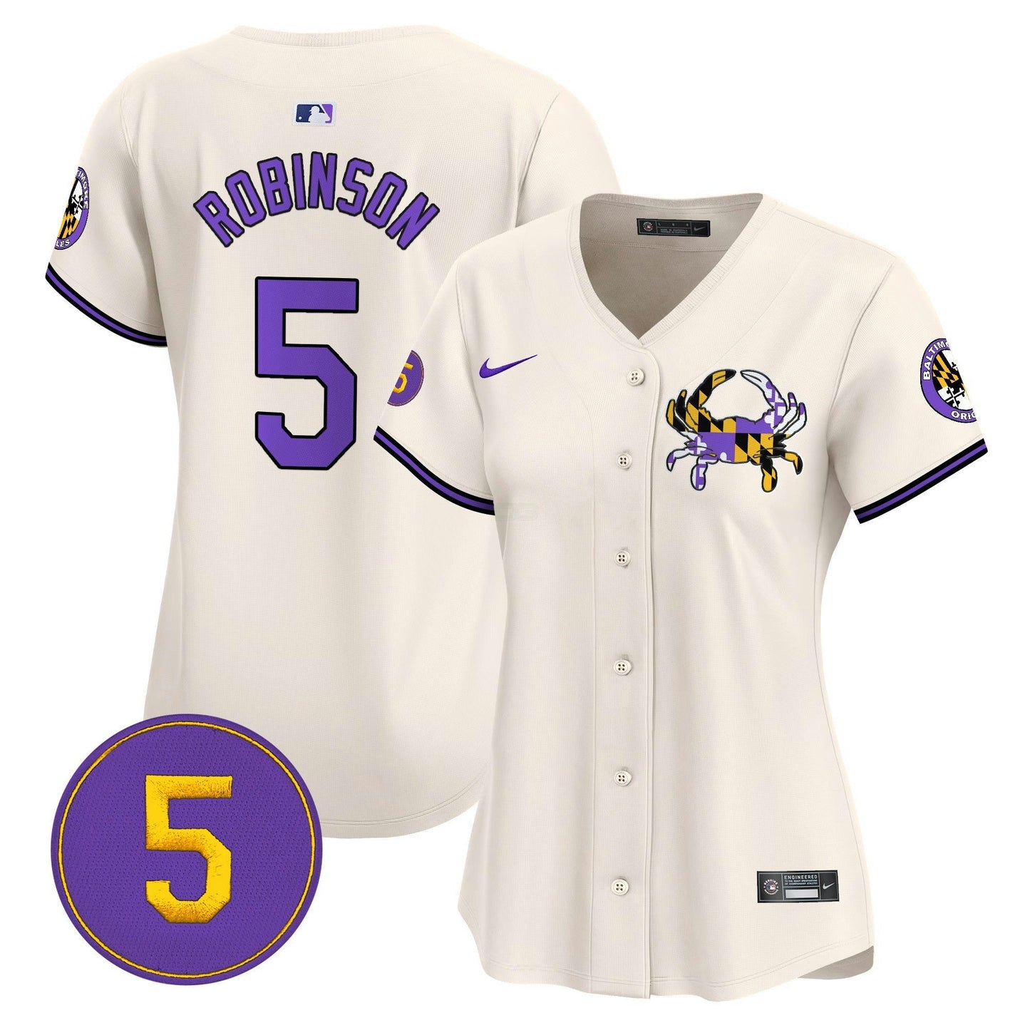 Camisa MLB Women’s Baltimore Purple Vapor Premier Limited Jersey