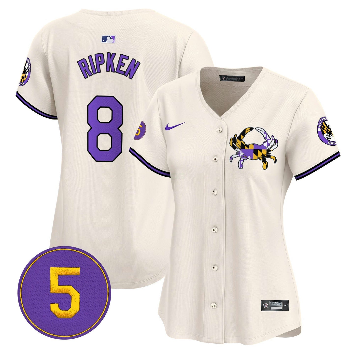 Camisa MLB Women’s Baltimore Purple Vapor Premier Limited Jersey
