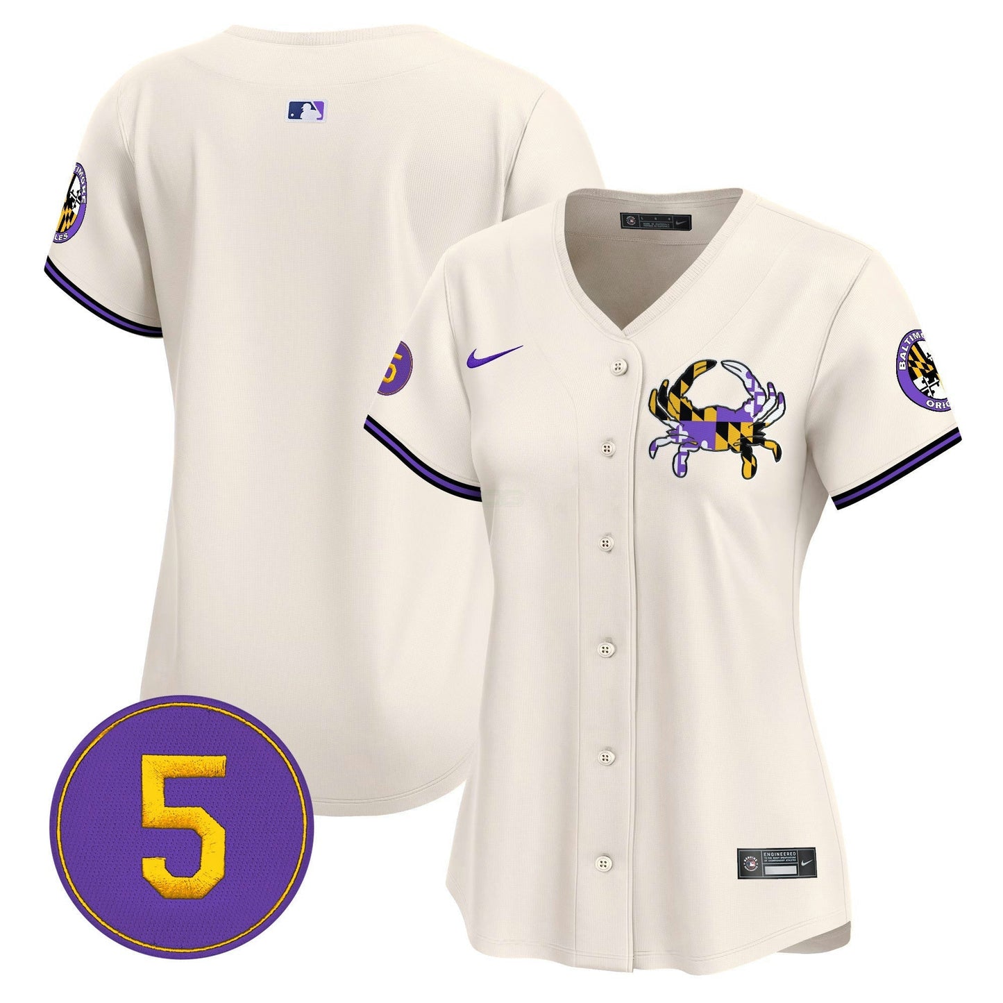 Camisa MLB Women’s Baltimore Purple Vapor Premier Limited Jersey