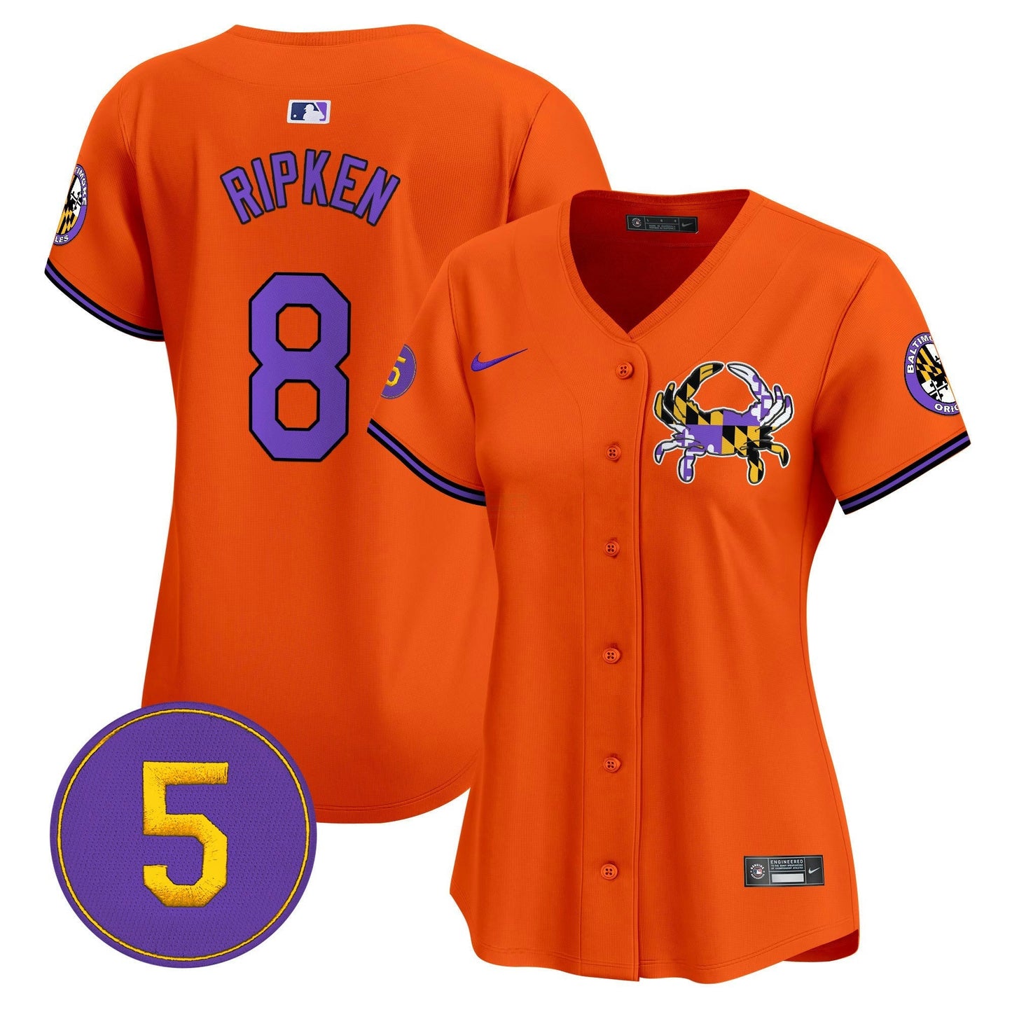 Camisa MLB Women’s Baltimore Purple Vapor Premier Limited Jersey