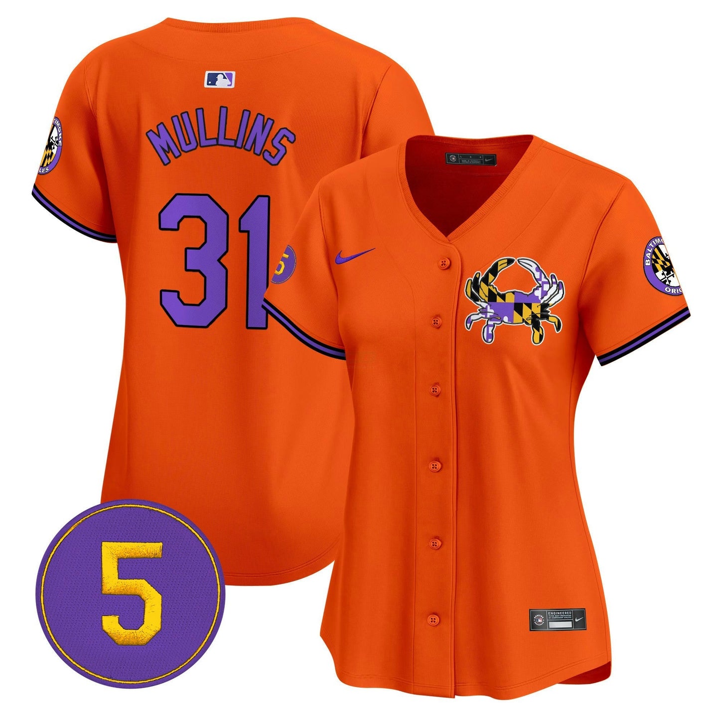 Camisa MLB Women’s Baltimore Purple Vapor Premier Limited Jersey